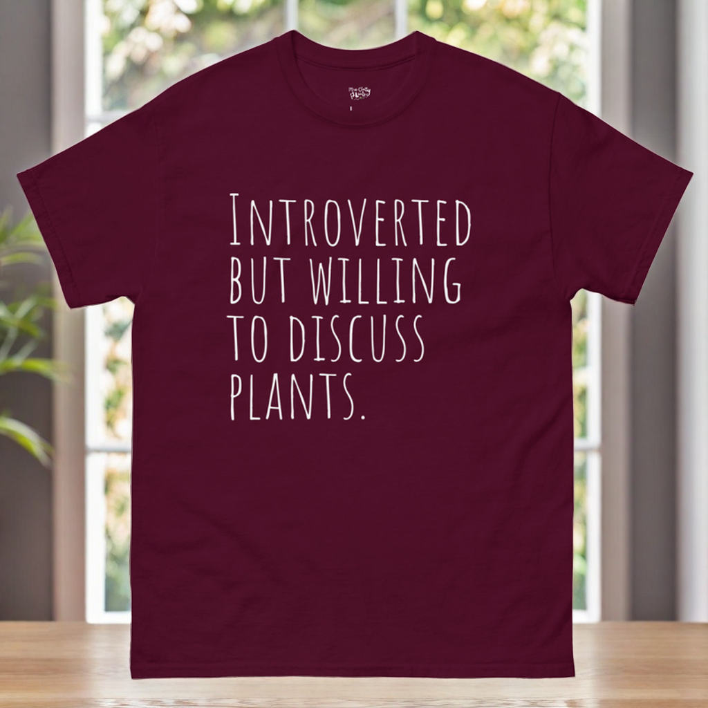 The Quiet Botanist Tee — Funny Plant Lover T-Shirt for Introverts