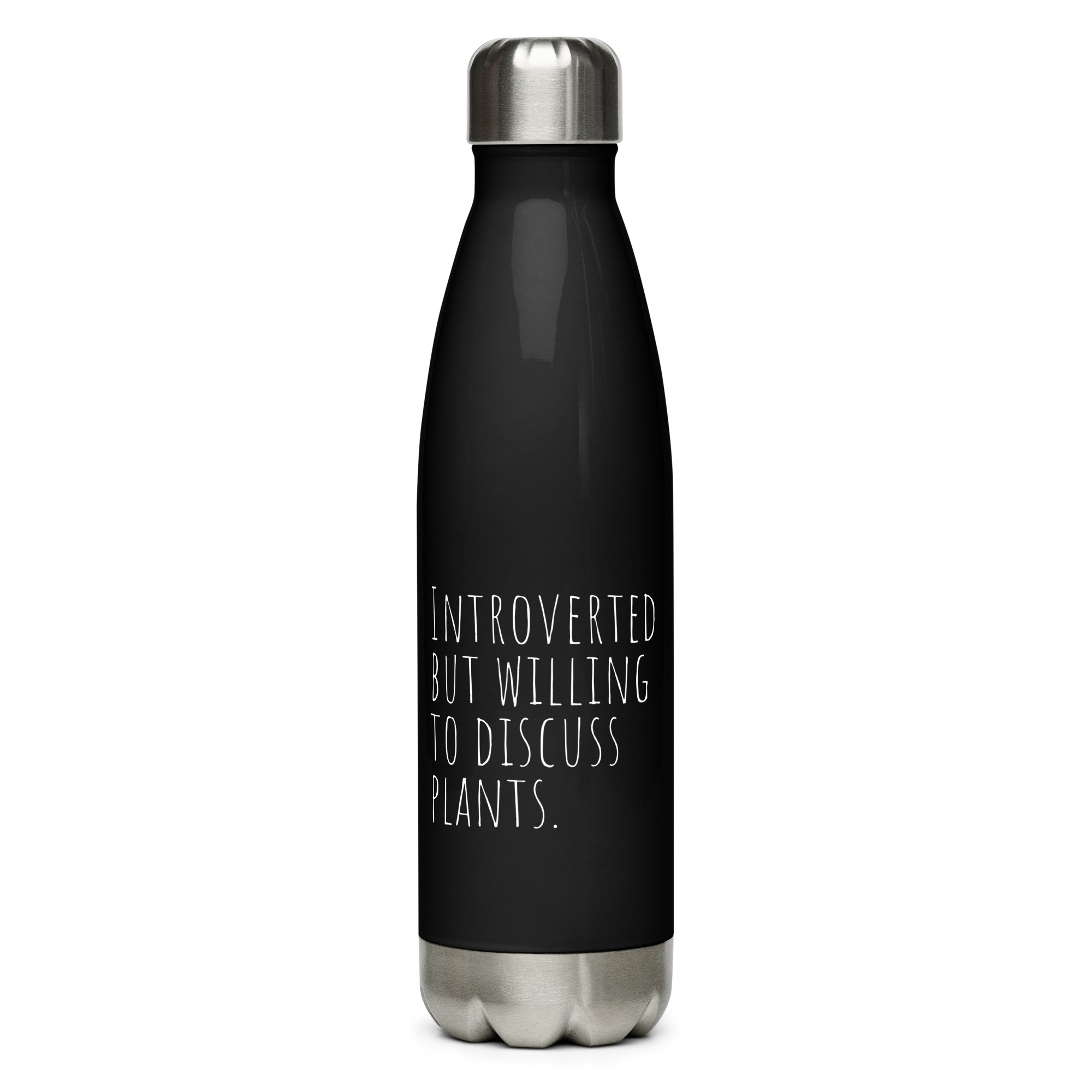 The Quiet Botanist Water Bottle — Reusable Stainless Steel Bottle for Green Thumbs