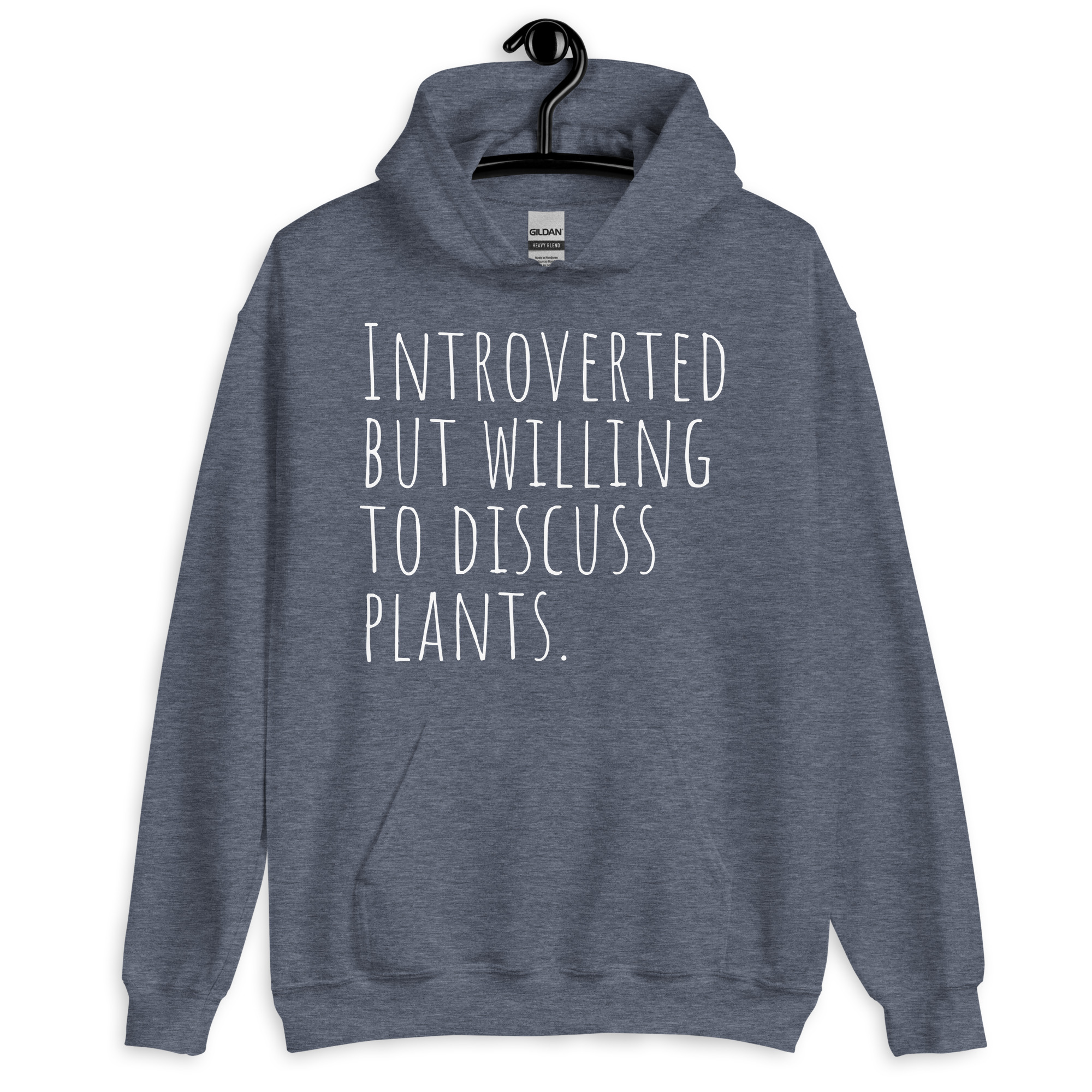 The Quiet Botanist Hoodie — Cozy Botanical Sweatshirt for Introverts