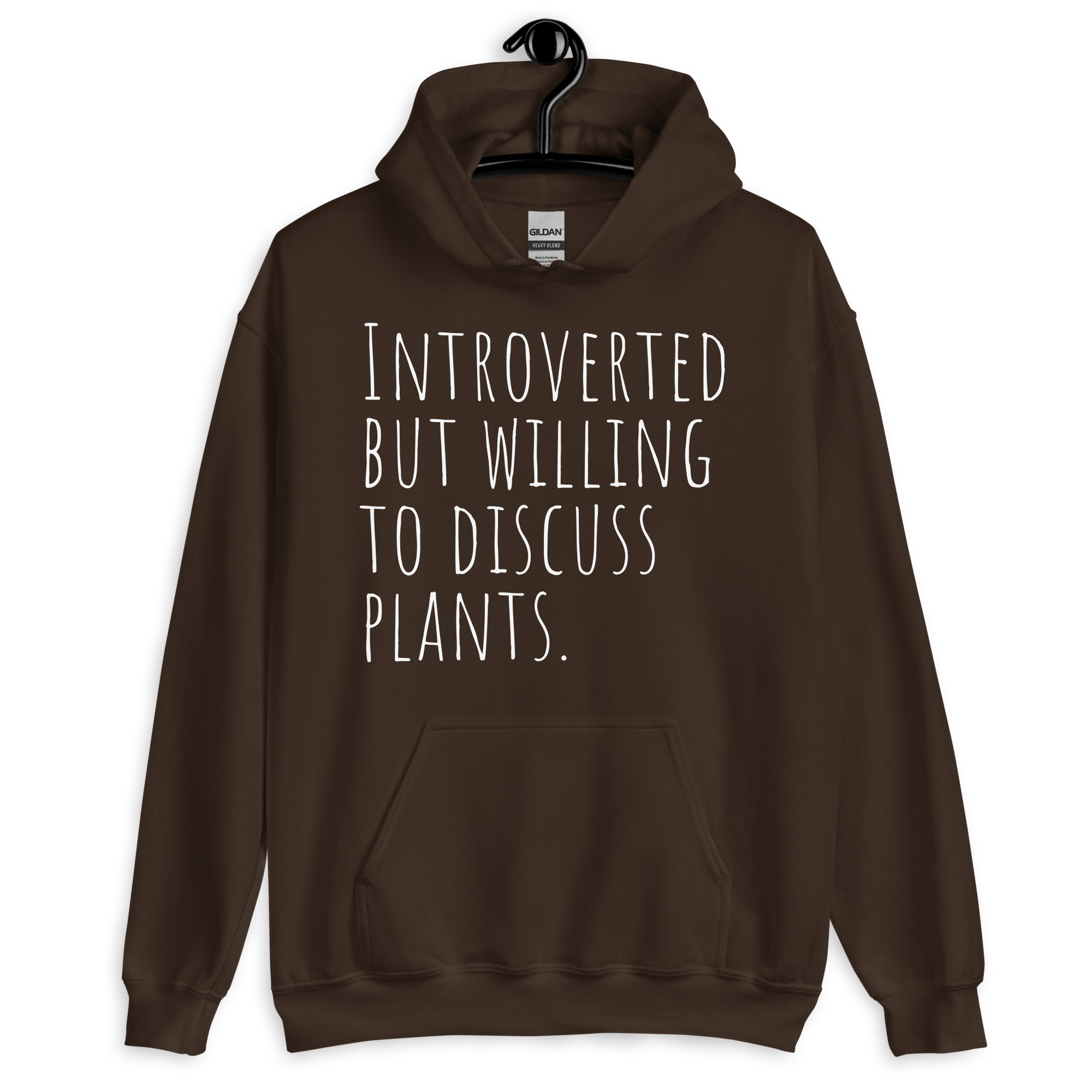 The Quiet Botanist Hoodie — Cozy Botanical Sweatshirt for Introverts