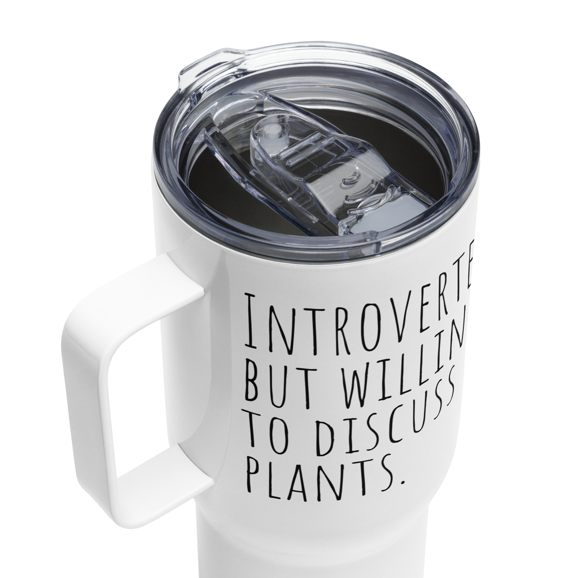 The Quiet Botanist Travel Mug — Stainless Steel Insulated Cup for Plant Lovers