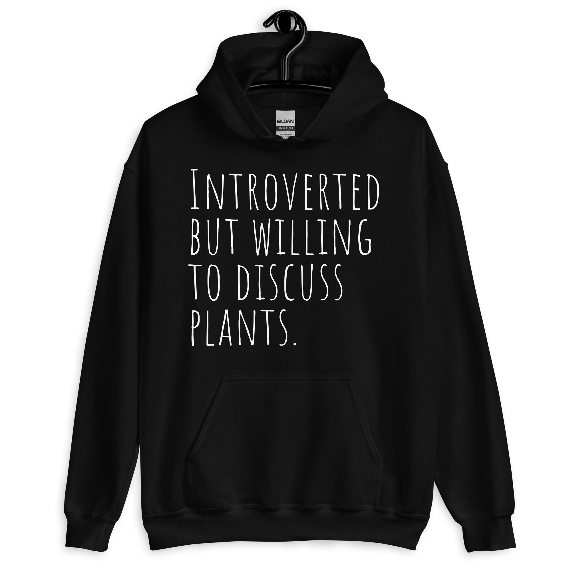 The Quiet Botanist Hoodie — Cozy Botanical Sweatshirt for Introverts