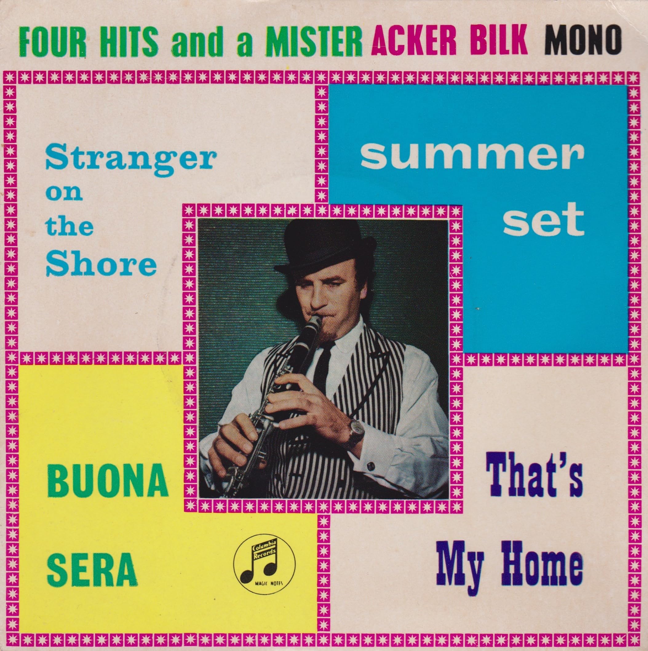 Acker Bilk - Four Hits and a Mister (Columbia 1962) 7" vinyl EP VG/VG