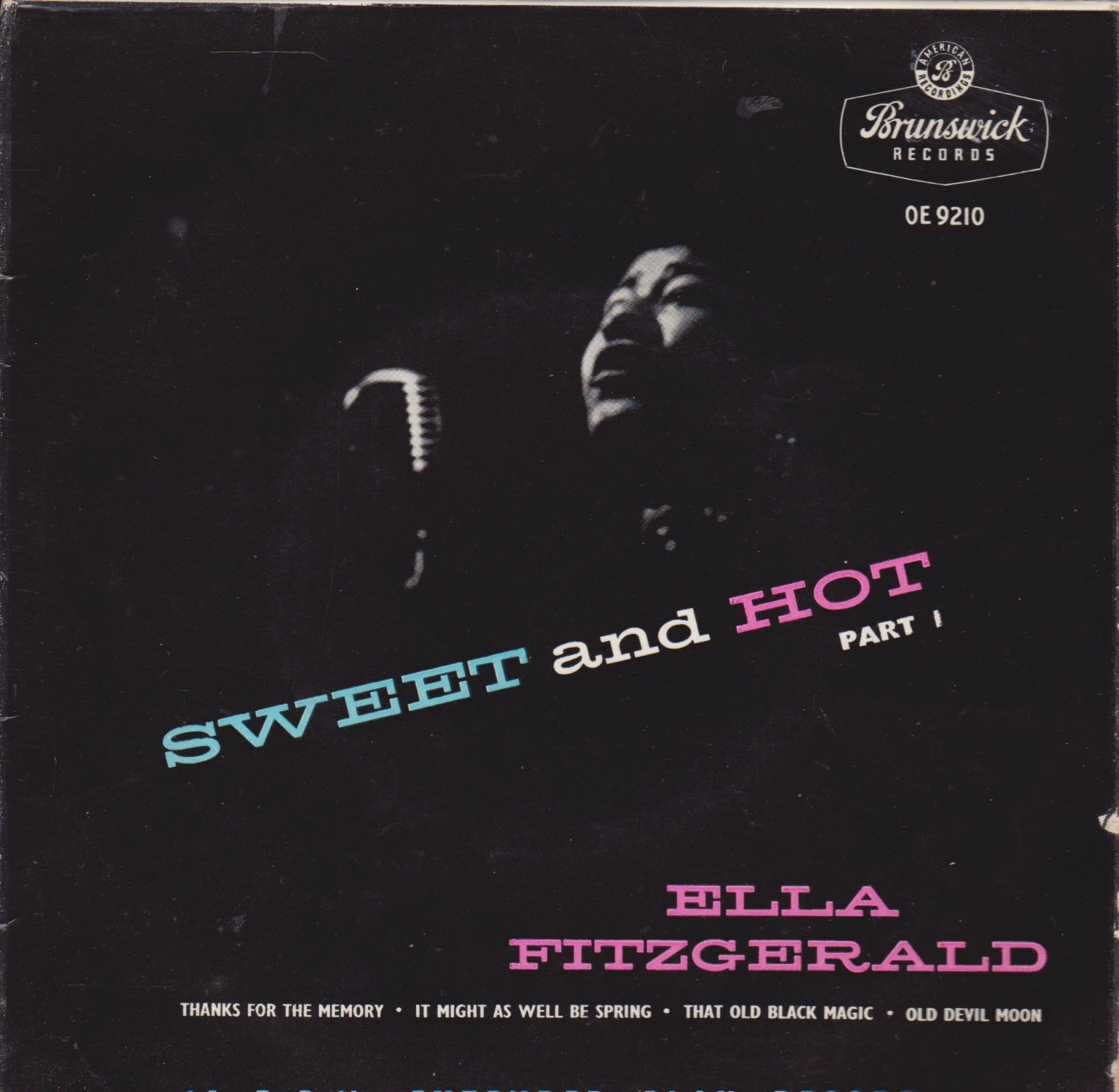 Ella Fitzgerald – Sweet And Hot Part 1 (Brunswick) 7" vinyl EP VG/VG