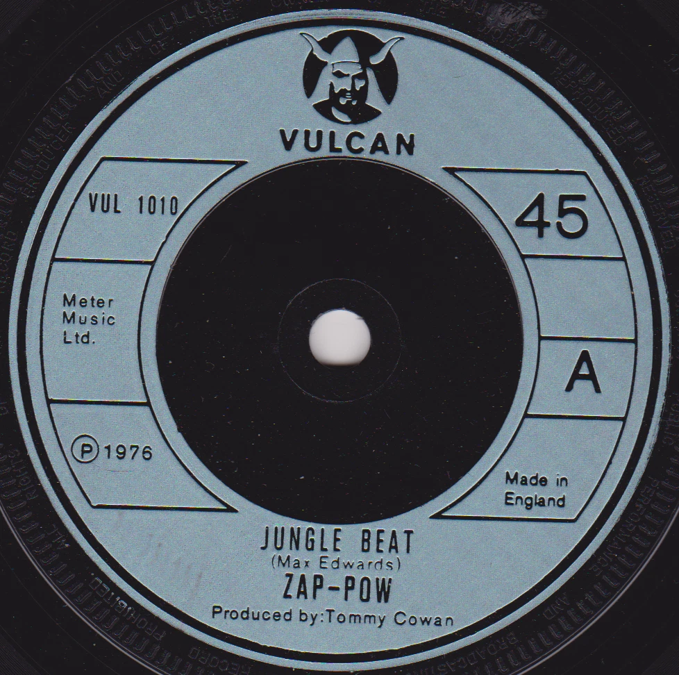 Zap-Pow – Jungle Beat (Vulcan 1976) 7" vinyl single VG/-