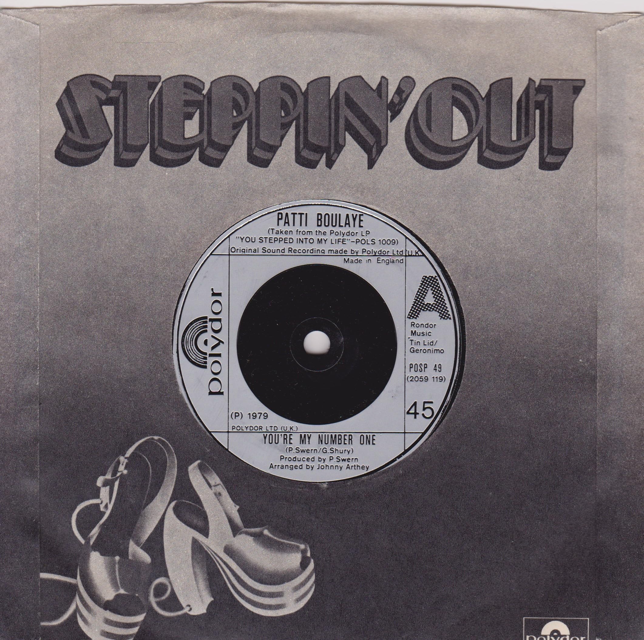 Patti Boulaye - You're My Number One (Polydor 1979) 7" vinyl single VG/VG