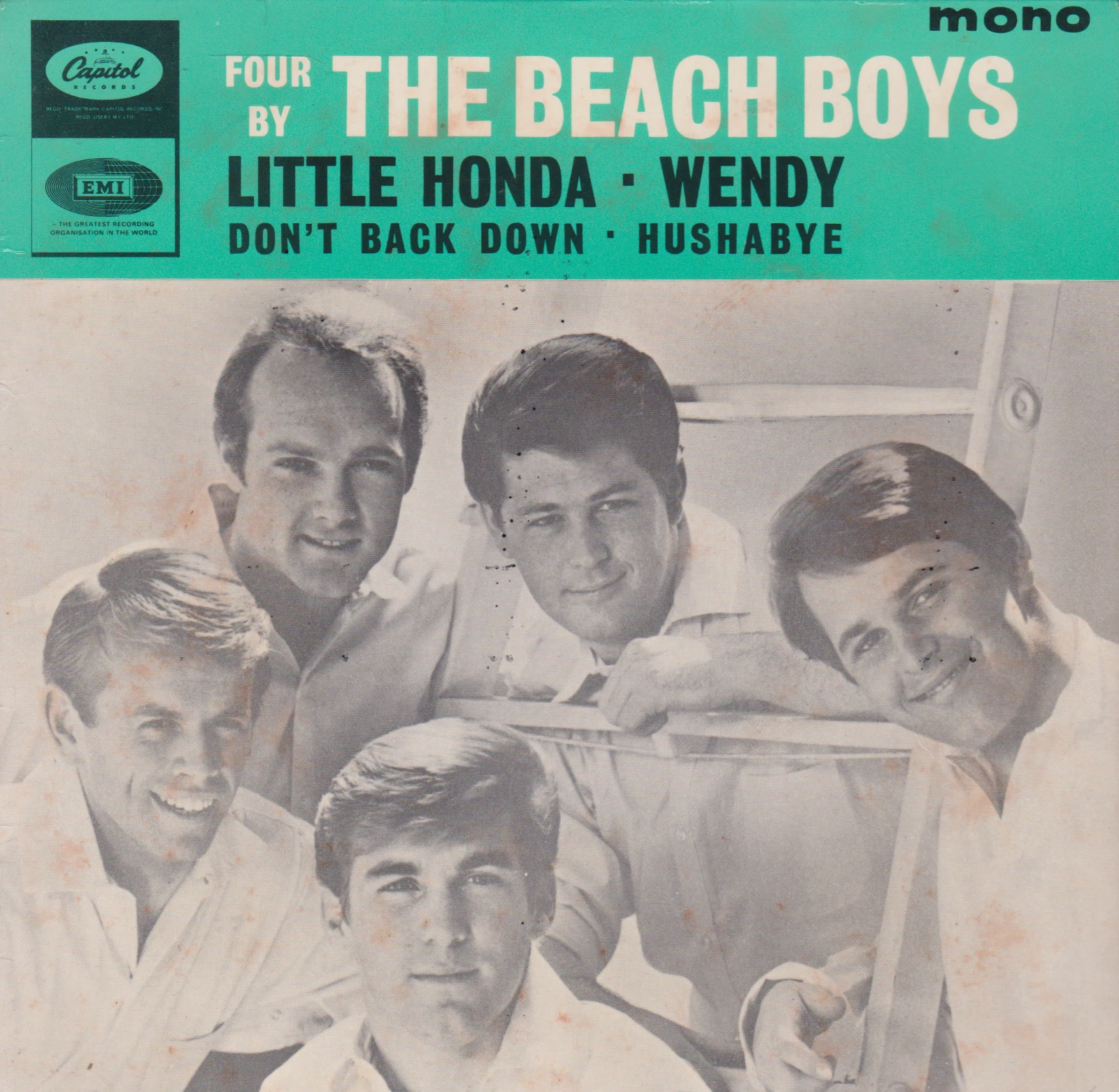 The Beach Boys – Four By The Beach Boys (Capitol 1964) 7" vinyl P/S EP VG/VG