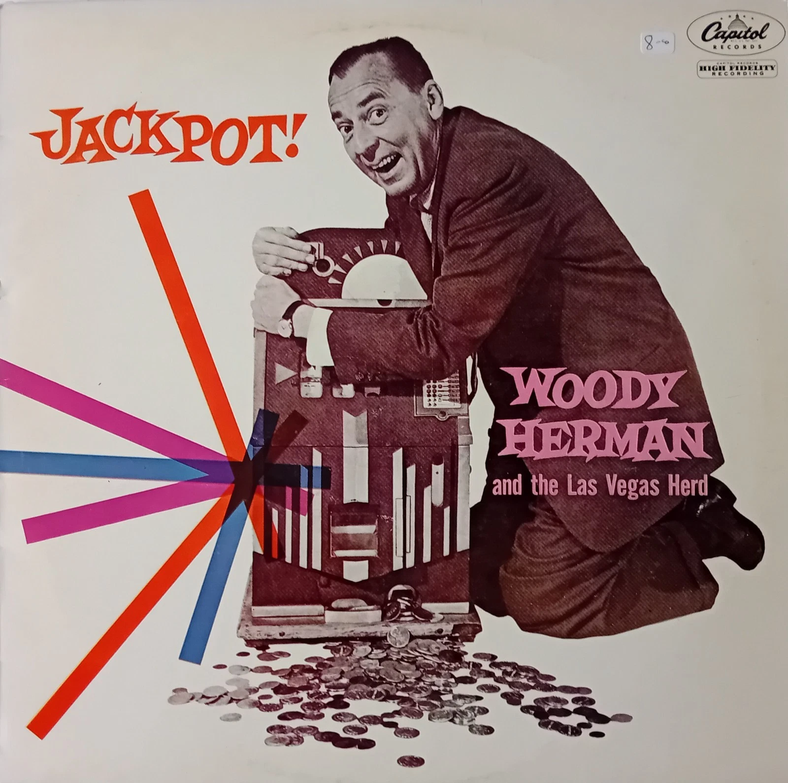 Woody Herman And The Las Vegas Herd – Jackpot! ( Capitol 1979) 12" vinyl LP VG