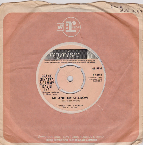 Frank Sinatra And Sammy Davis Jr. – Me And My Shadow (Reprise 1962) 7" vinyl VG