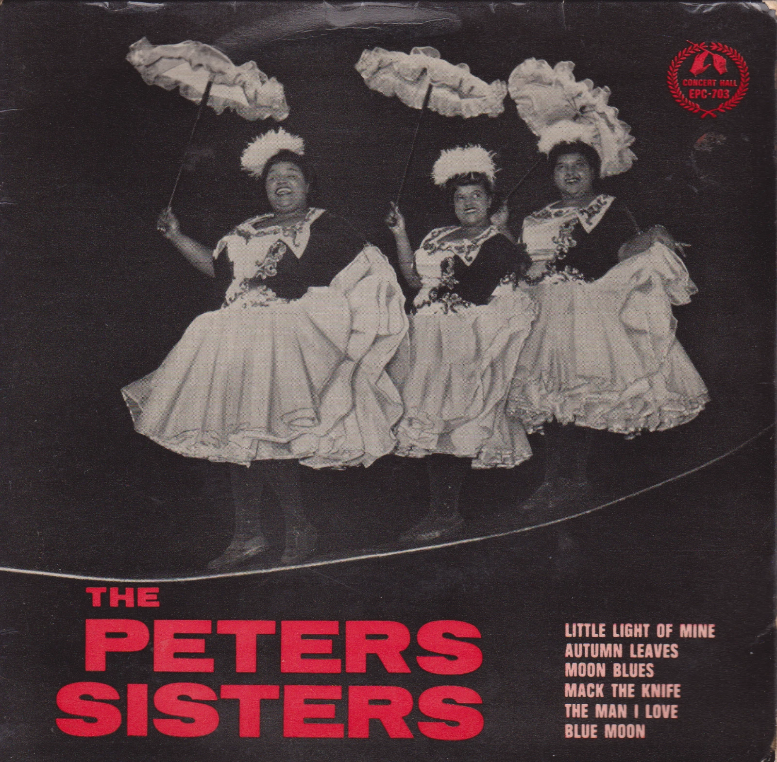 The Peters Sisters With The Pop Parade Orchestra (1962) 7" vinyl EP VG 33rpm