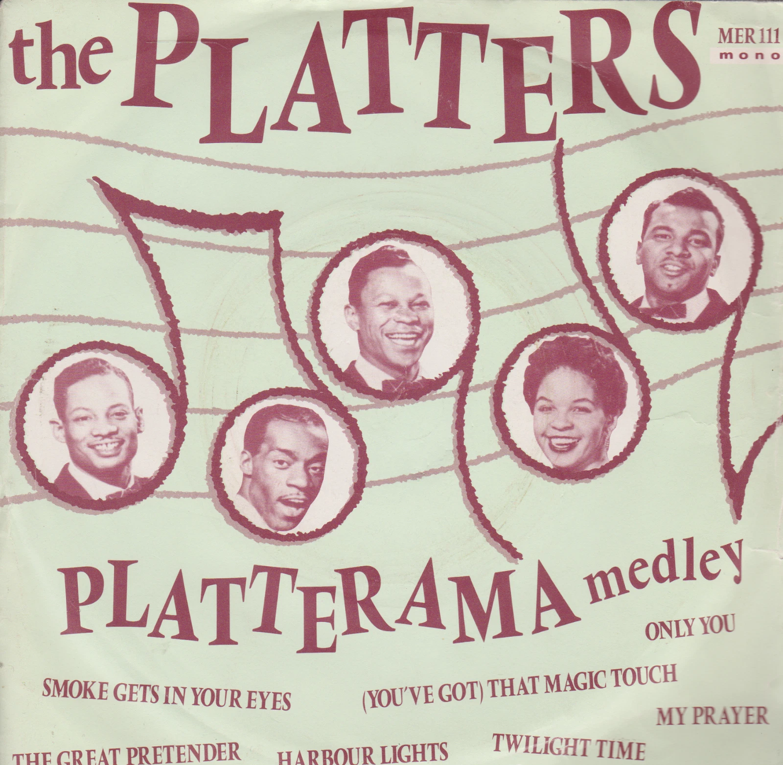 The Platters – Platterama Medley (Mercury 1982) 7" vinyl P/S single VG/VG