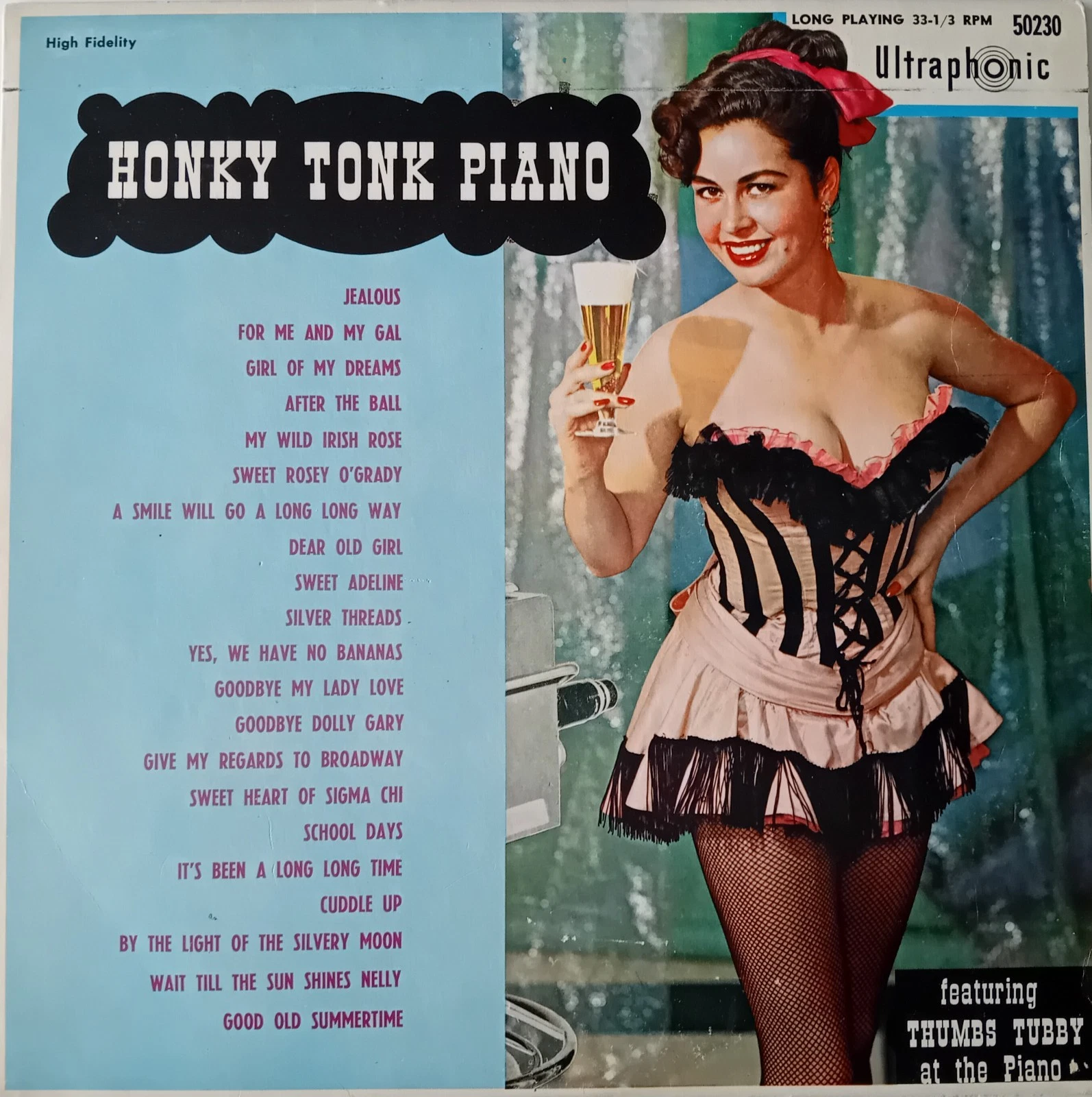 Thumbs Tubby – Honky Tonk Piano (Halo) 12" vinyl US LP VG/VG