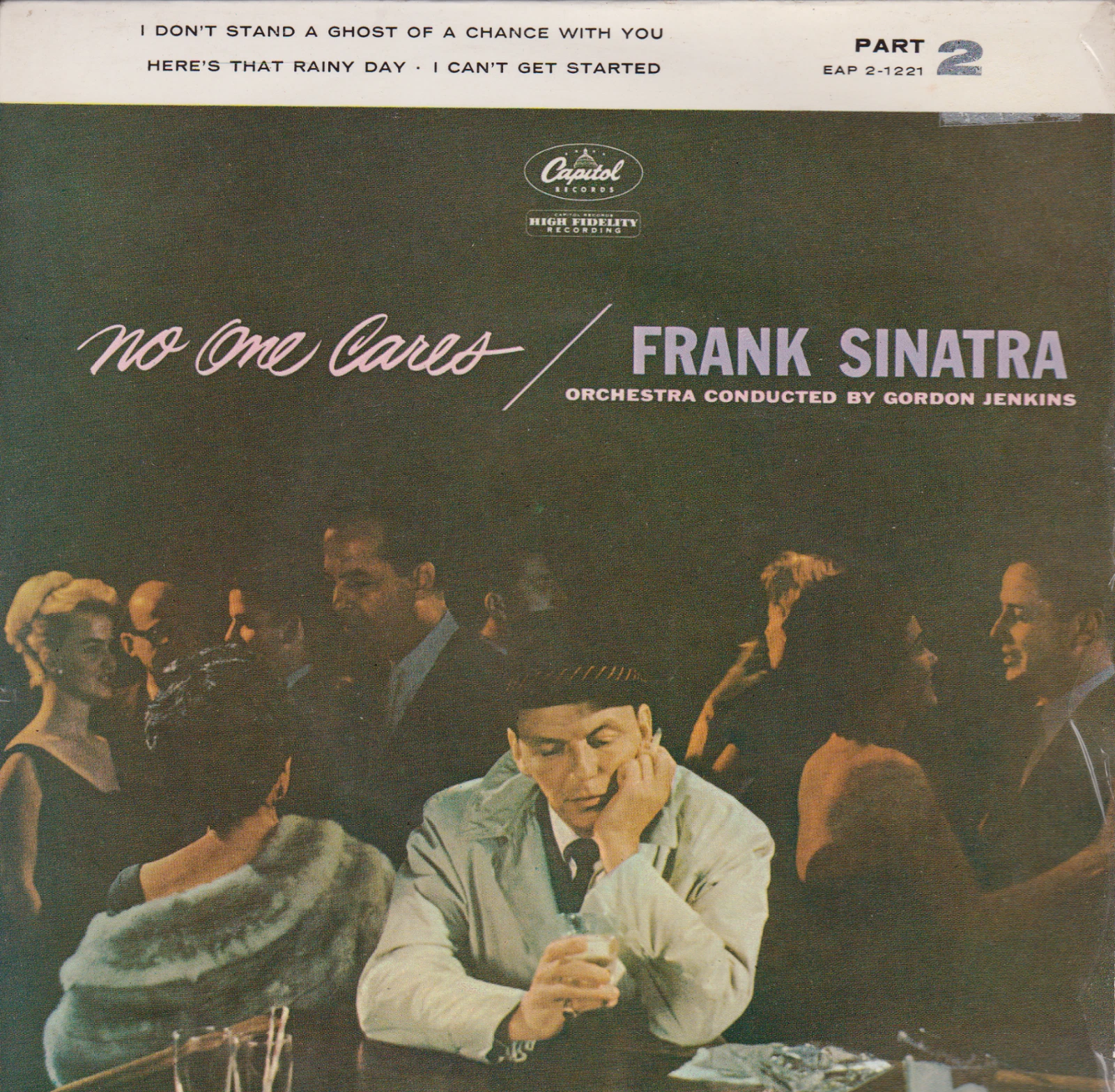 Frank Sinatra – No One Cares (Part 2) (Capitol 1959) 7" vinyl EP VG/VG