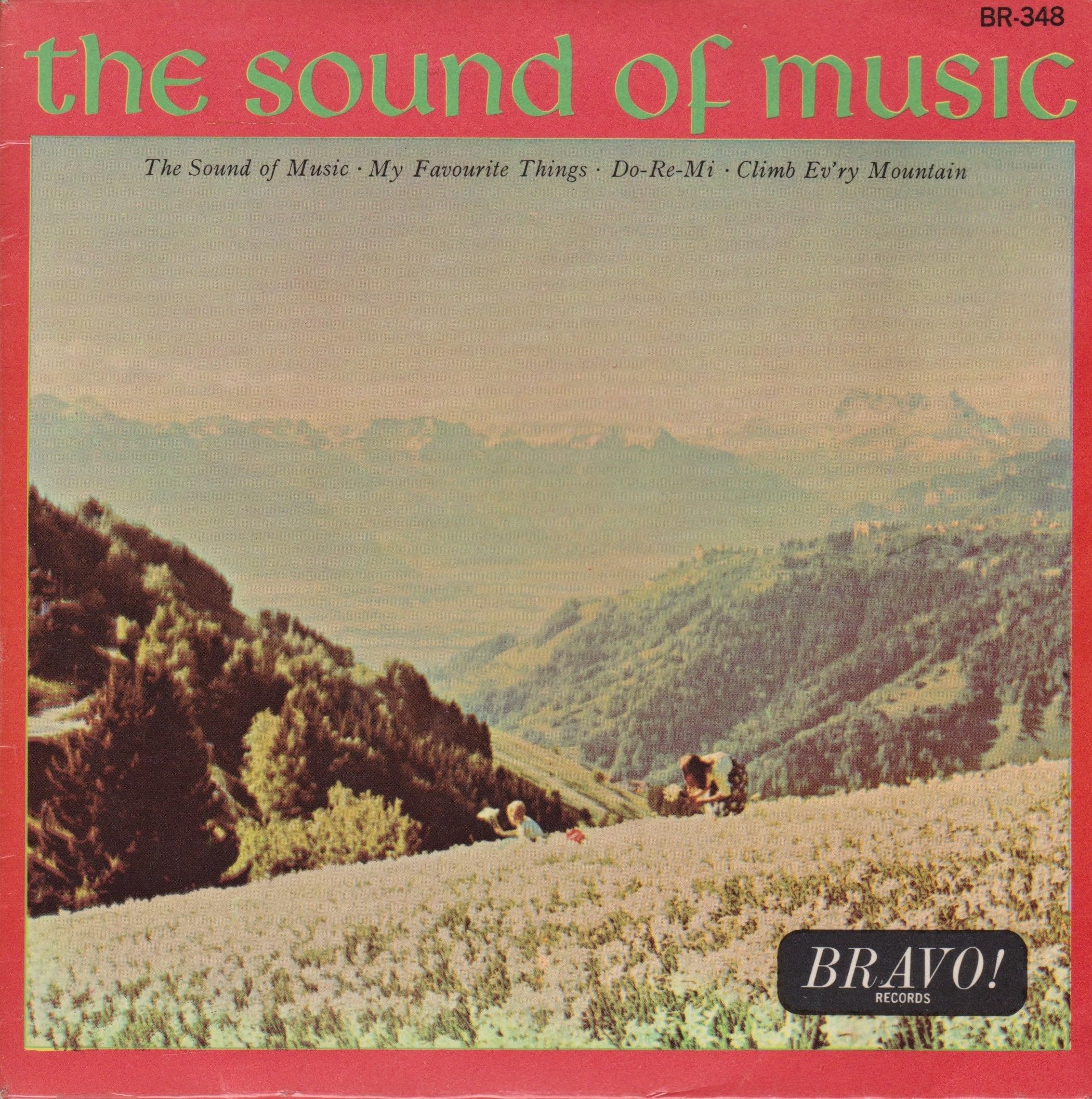 The Parris Mitchell Strings & Orchestra With Vocal Cast – The Sound Of Music (Bravo 1965) 7" vinyl EP VG/VG