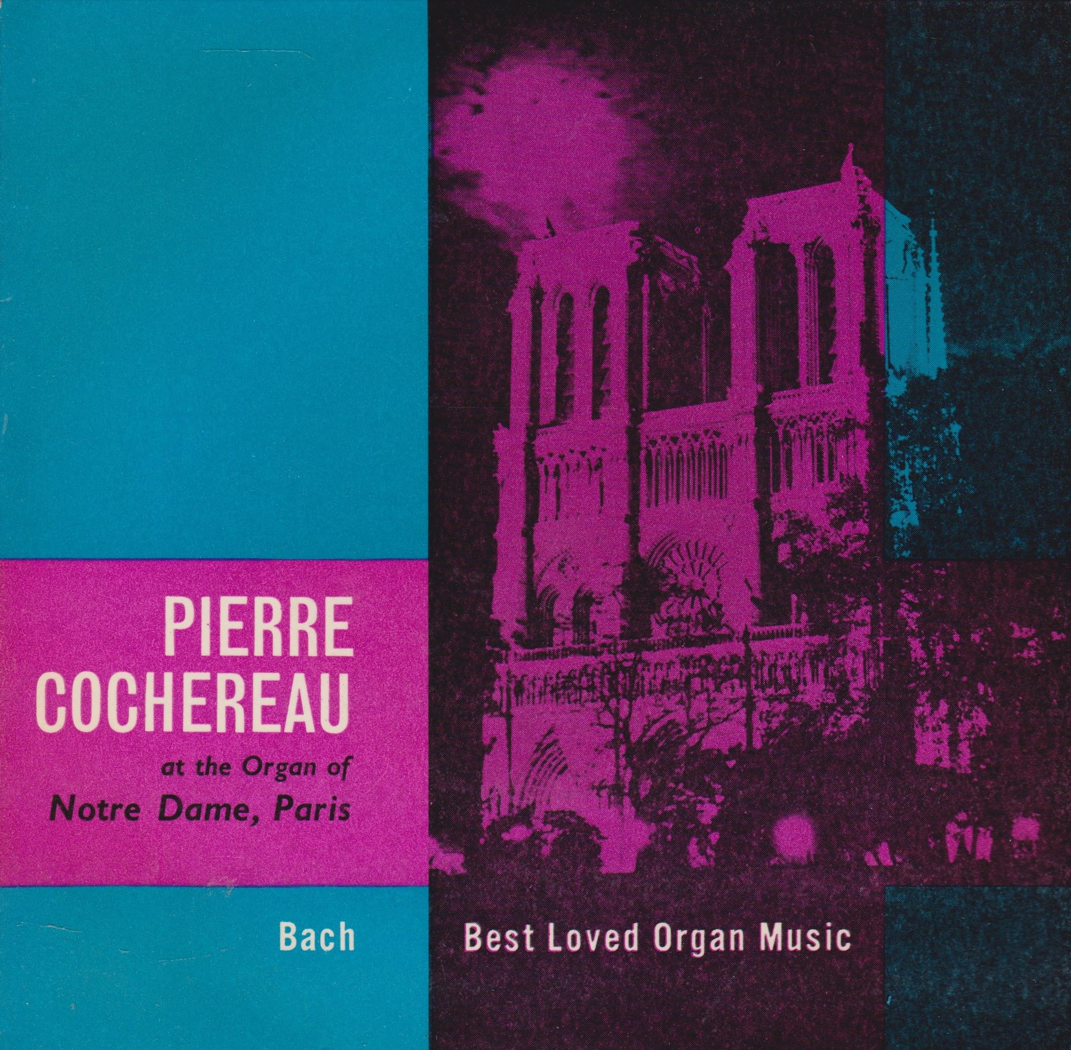 Bach, Pierre Cochereau, Alan Harverson – Best Loved Organ Music (Octave 1963) 7" vinyl EP VG/VG