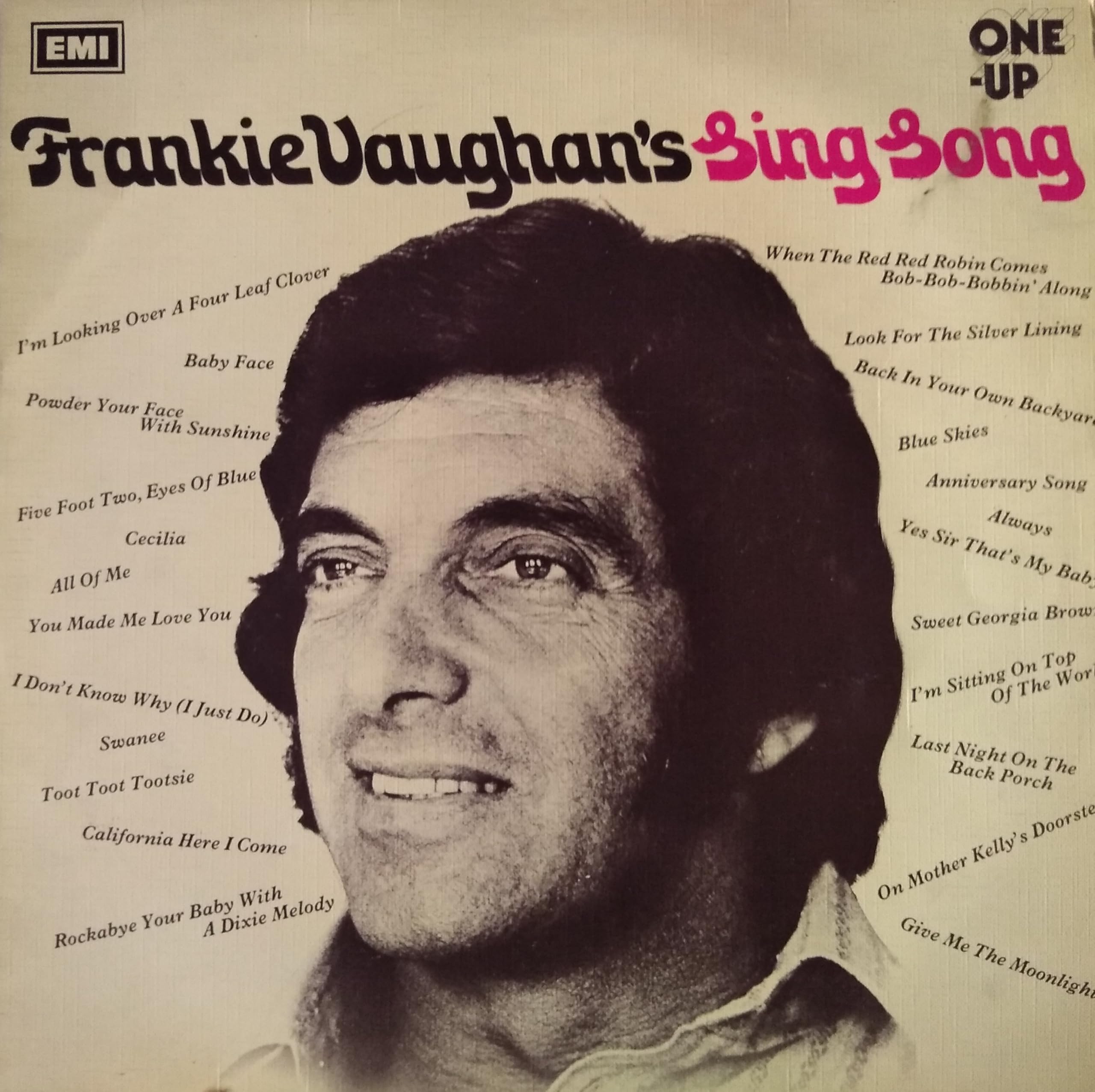 Frankie Vaughan – Frankie Vaughan's Sing Song (One-Up 1973) 12" vinyl LP VG/VG