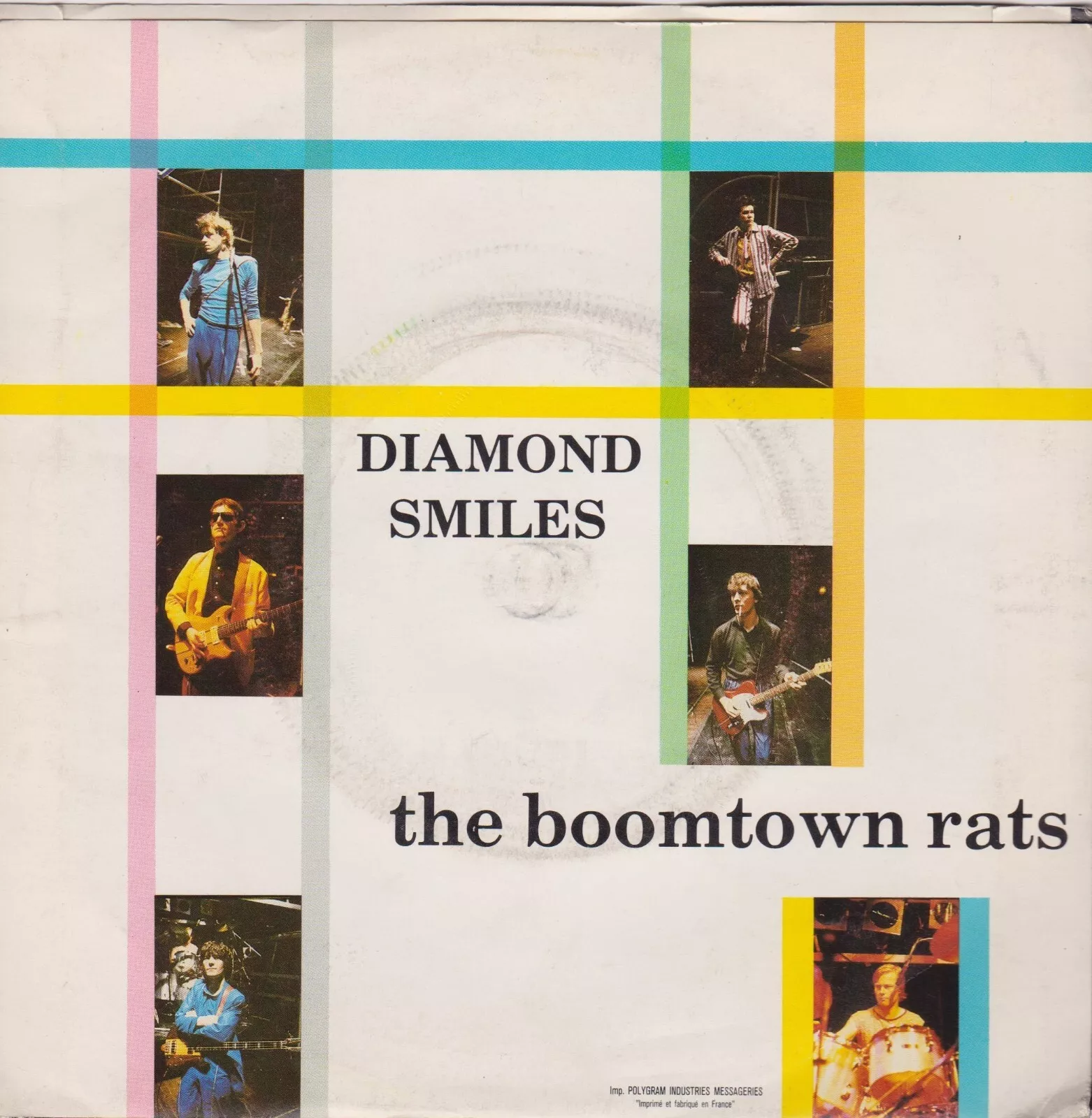 The Boomtown Rats - Diamond Smiles (Ensign 1979) 7" vinyl single VG/VG