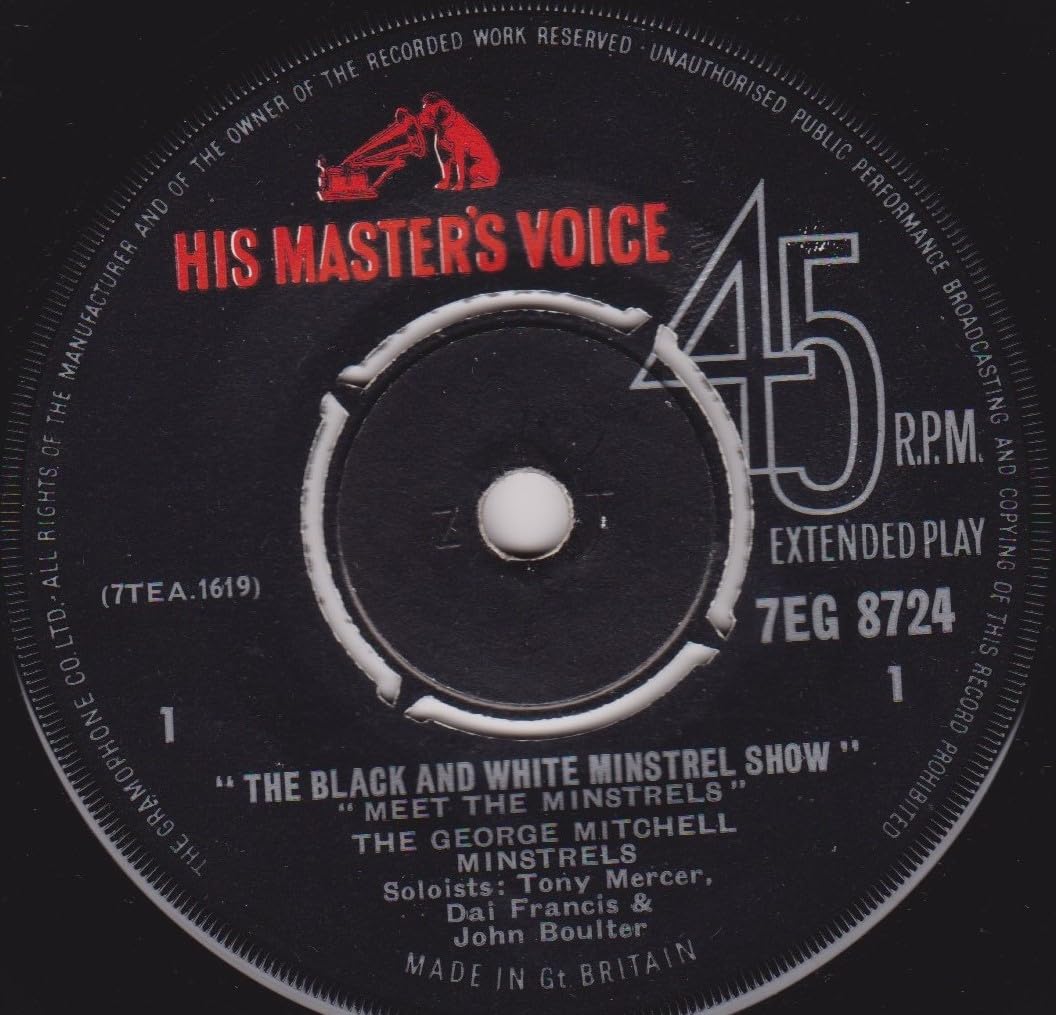 The George Mitchell Minstrels – The Black And White Minstrel Show No.1 (HMV 1961) 7" vinyl EP VG/-