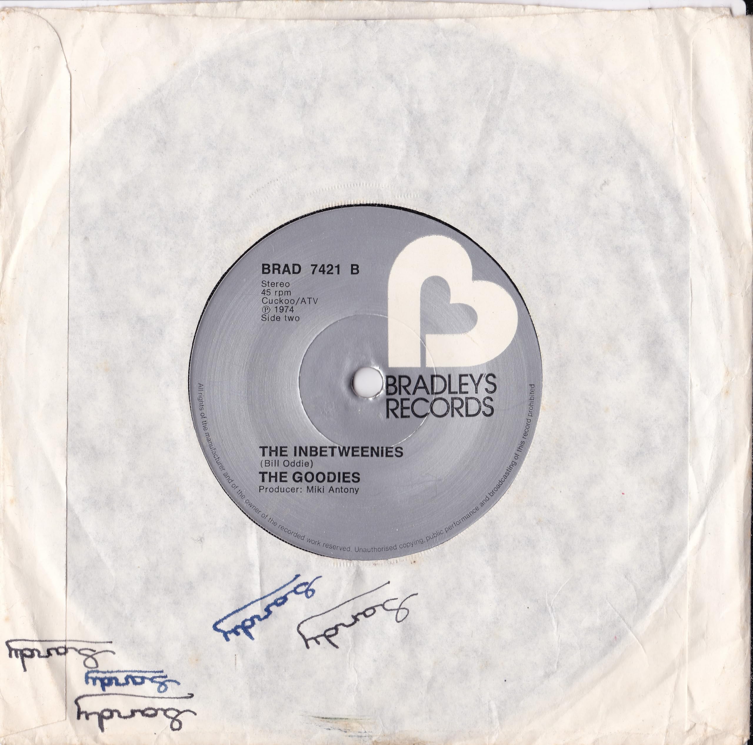 The Goodies - Father Christmas Do Not Touch Me (Bradley's 1974) 7" vinyl single VG/-