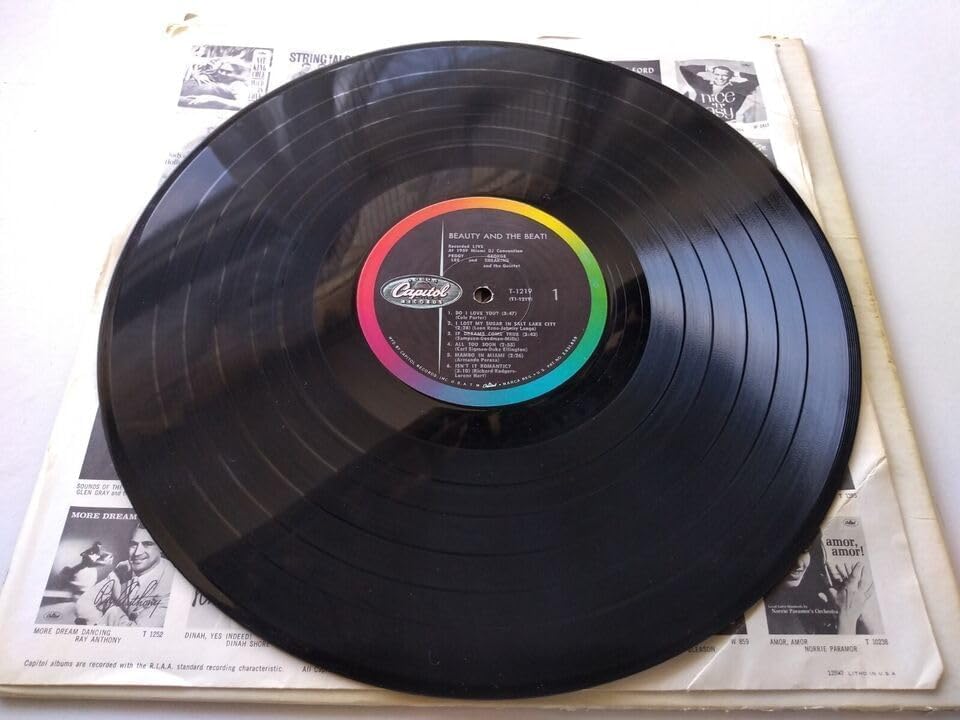 Peggy Lee, George Shearing - Beauty and the Beat! (Capitol 1959) 12" vinyl LP VG/VG