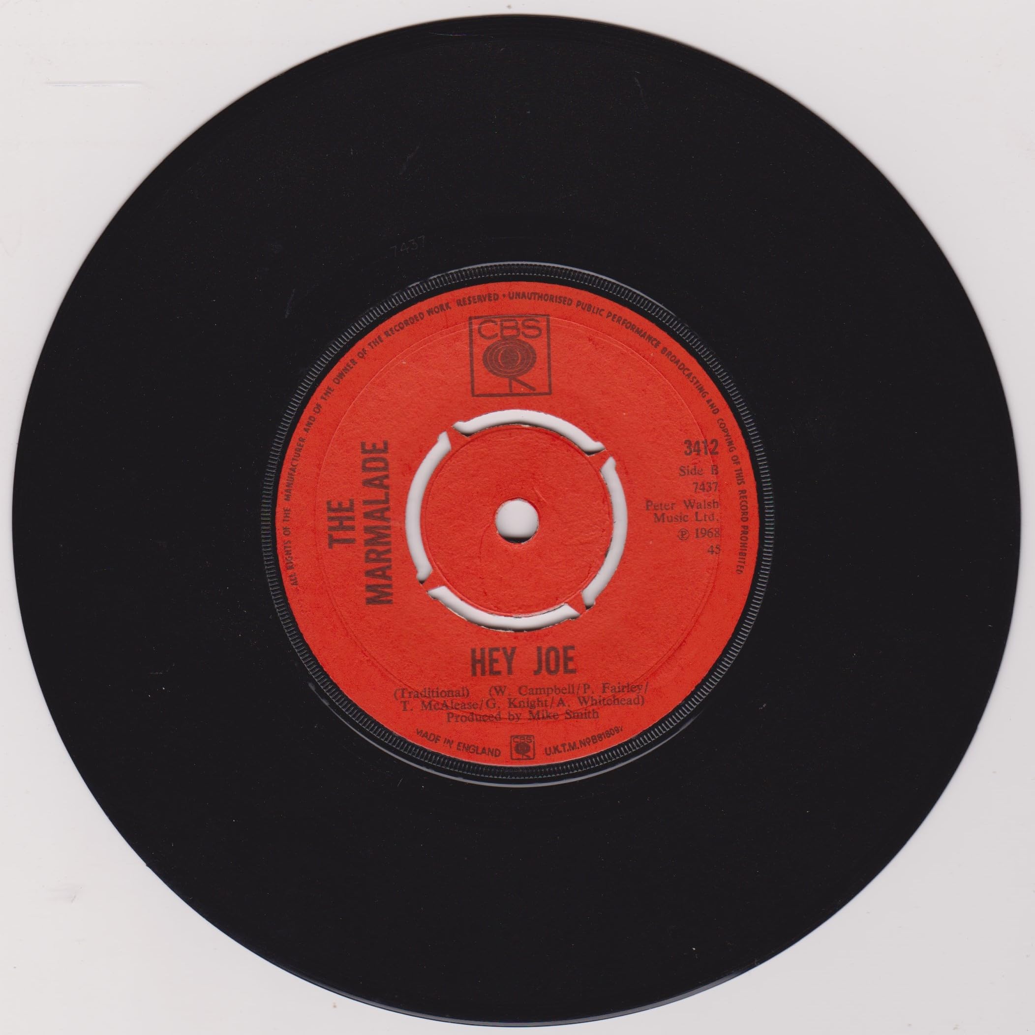 The Marmalade - Lovin' Things (CBS 1968) 7" vinyl single VG/-