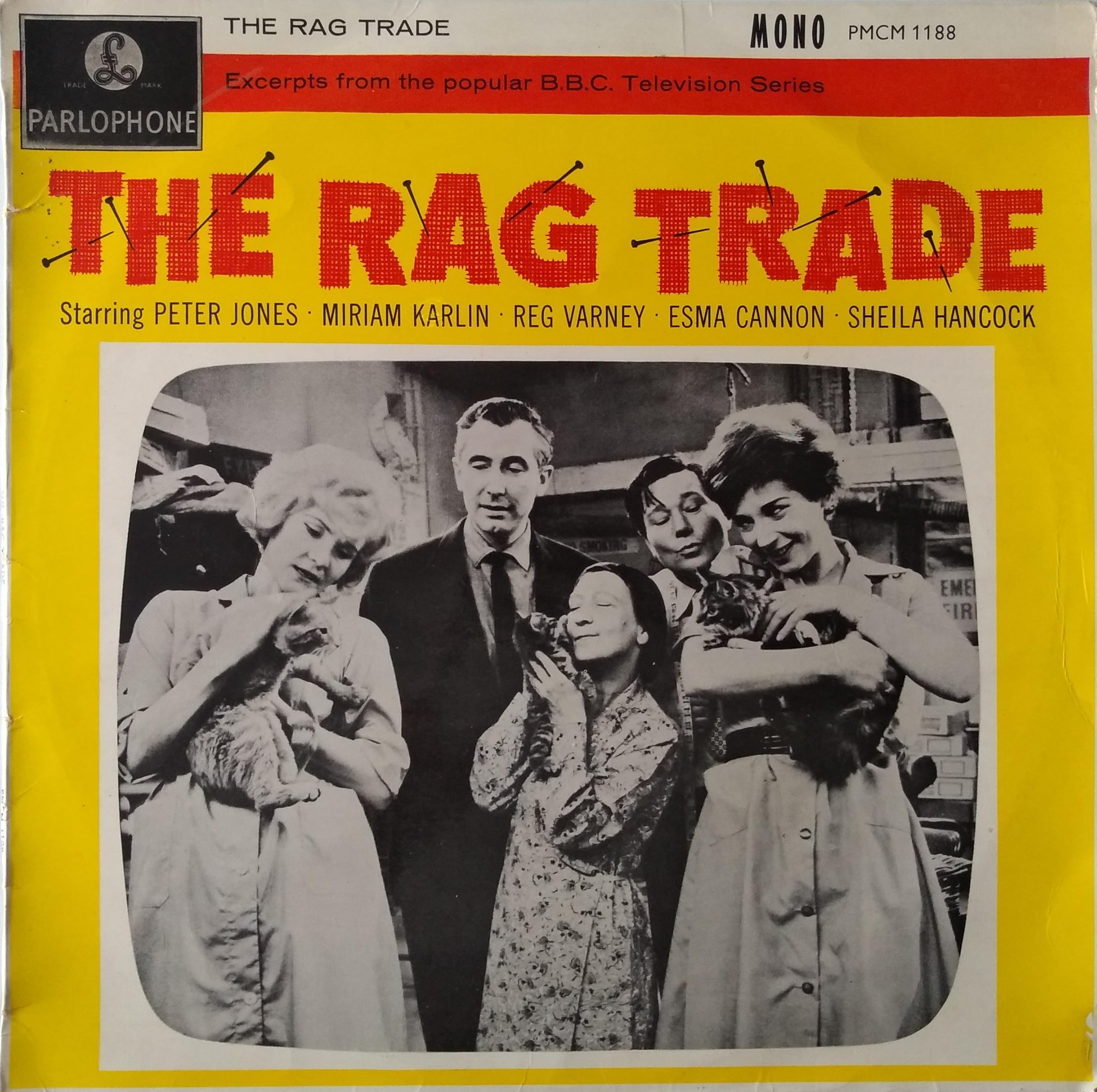 Peter Jones, Miriam Karlin, Reg Varney, Esma Cannon, Sheila Hancock – The Rag Trade (Parlophone 1962) 12" vinyl LP VG/VG