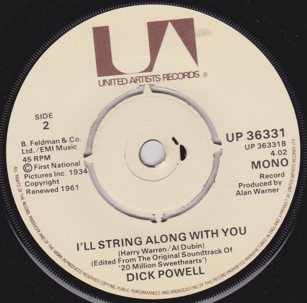 Dooley Wilson With The Voices Of Humphrey Bogart And Ingrid Bergman - As Time Goes By (UA 1977) 7" vinyl single VG/-