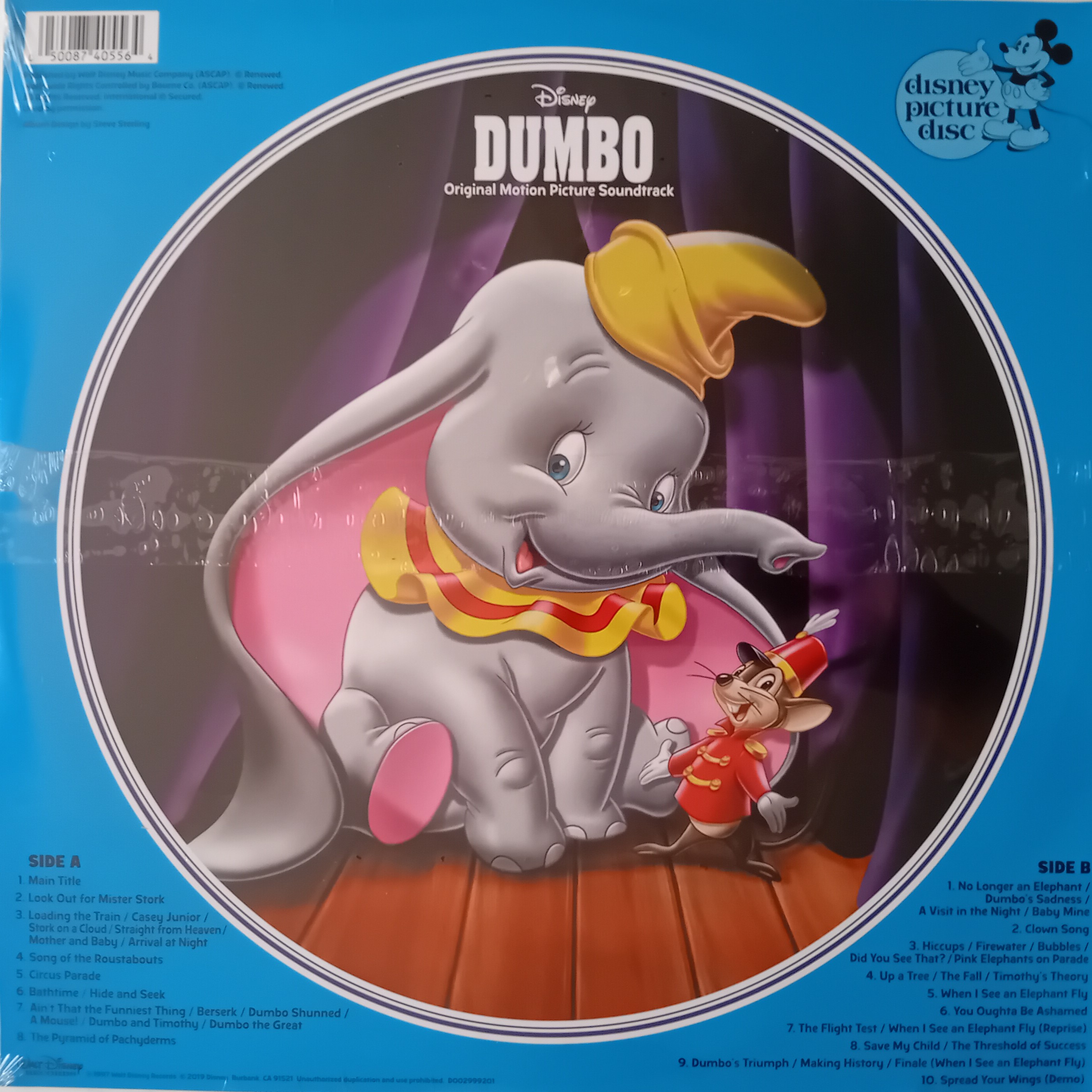 Various – Dumbo (Original Motion Picture Soundtrack) (Disney 2019) 12" vinyl LP Pic Disc New