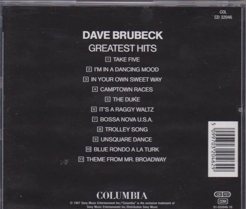 Dave Brubeck's Greatest Hits CD album