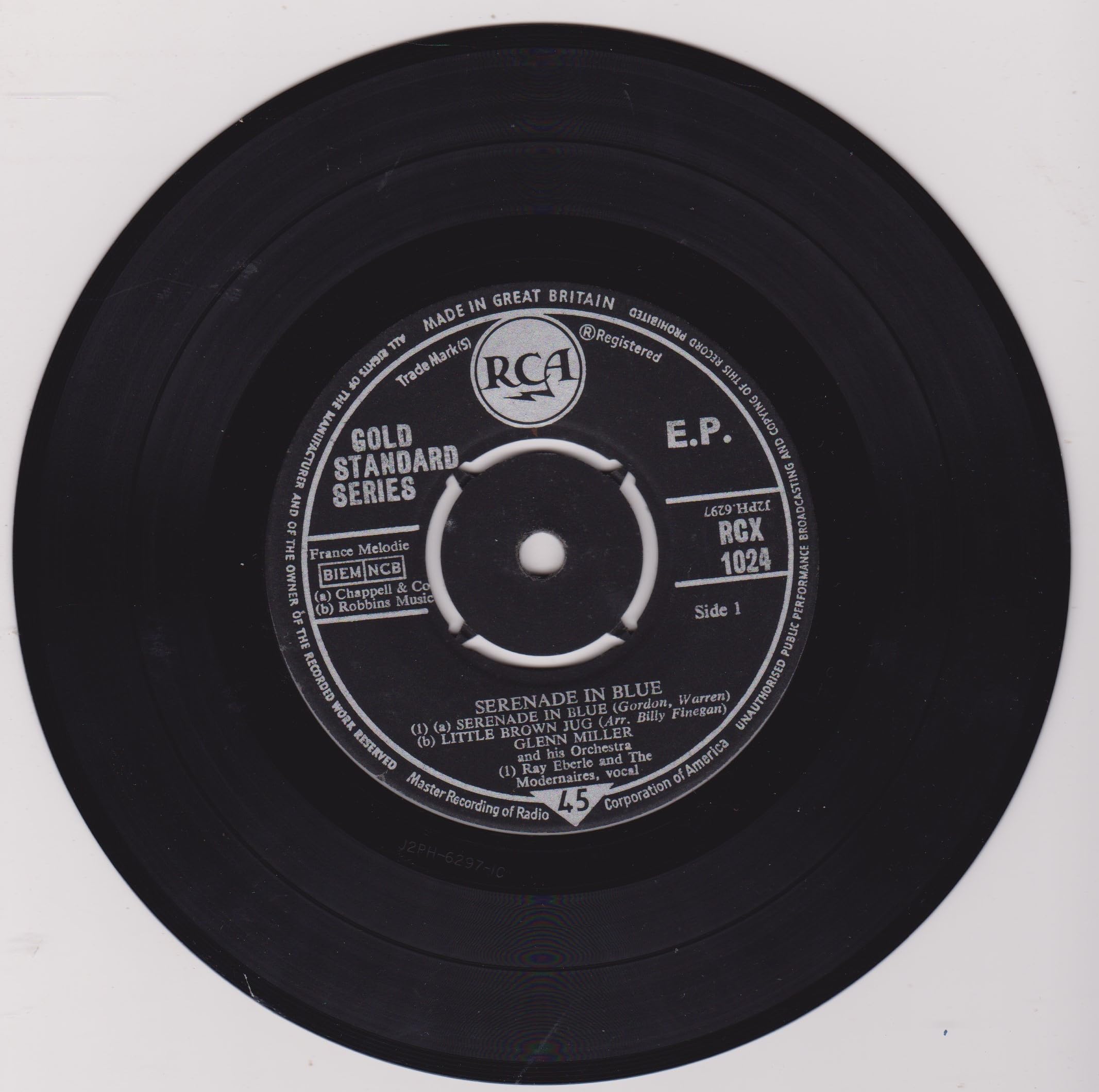 Glenn Miller - Serenade In Blue (RCA 1960) 7" vinyl EP VG/VG