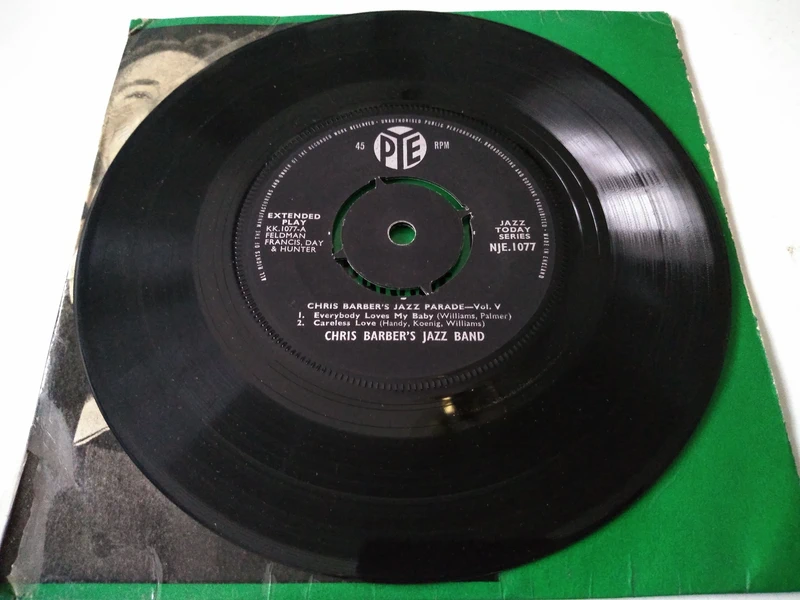Chris Barber - Chris Barber Jazz Parade Volume Five (Pye 1959) 7" vinyl EP VG/VG