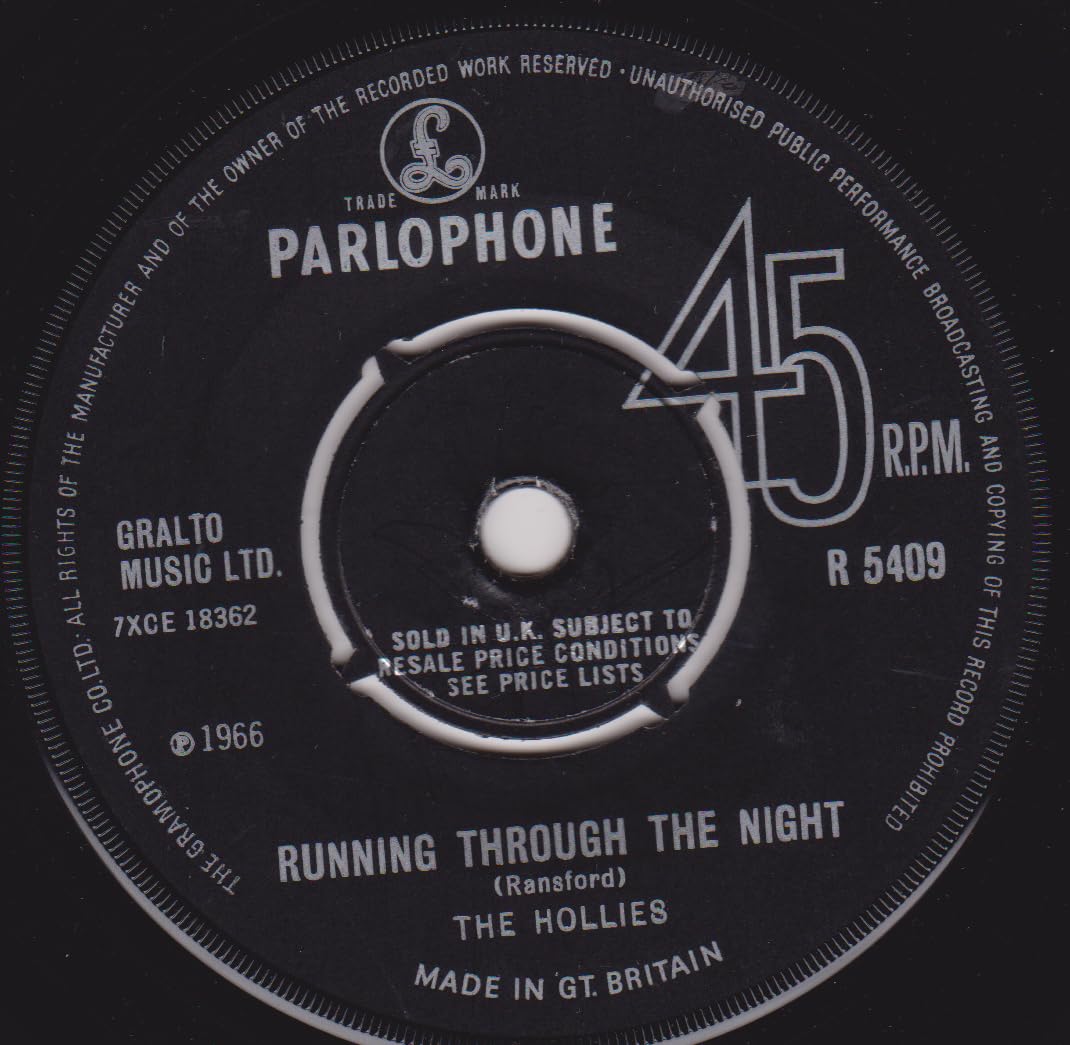 The Hollies - I Can't Let Go (Parlophone 1966) 7" vinyl single VG/-