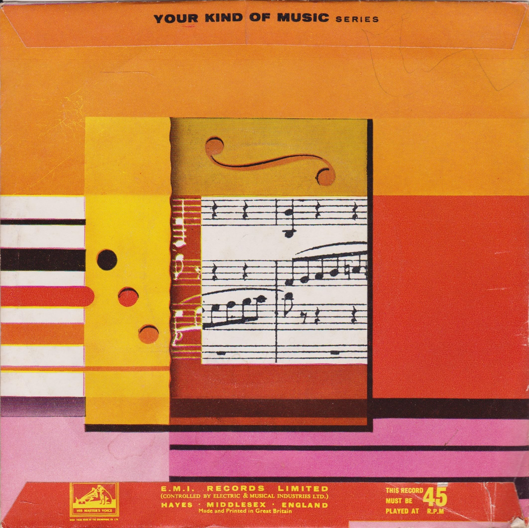 Myra Hess ‎– Jesu, Joy Of Man's Desiring (HMV) 7" vinyl single VG/VG