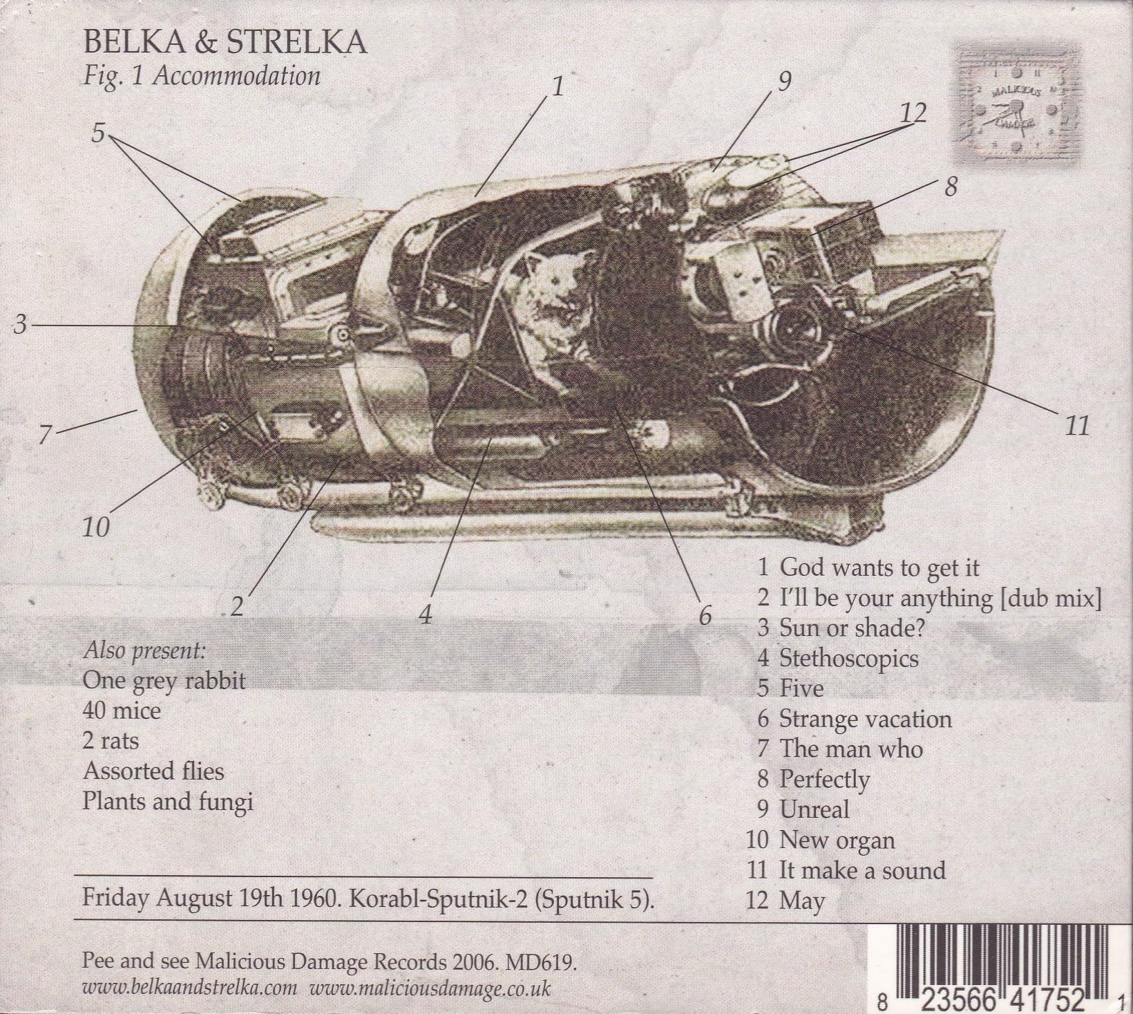 Belka and Strelka - Tales from the Projector Room (2006) CD album