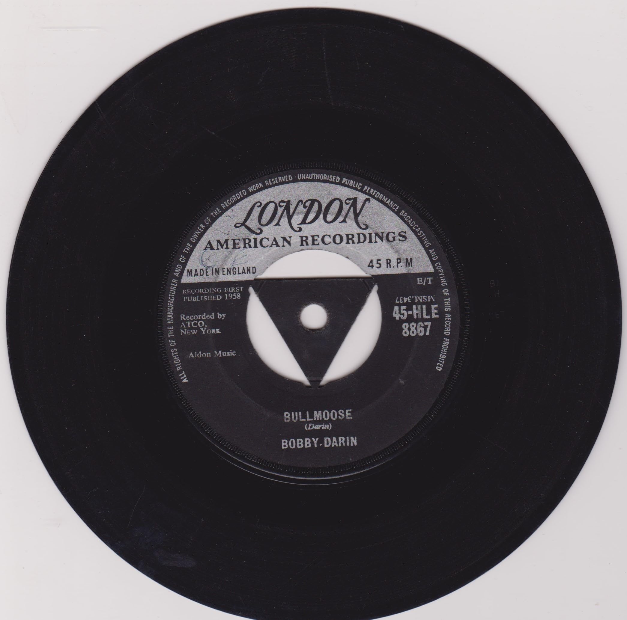 Bobby Darin – Dream Lover (London 1959) 7" vinyl single VG/-
