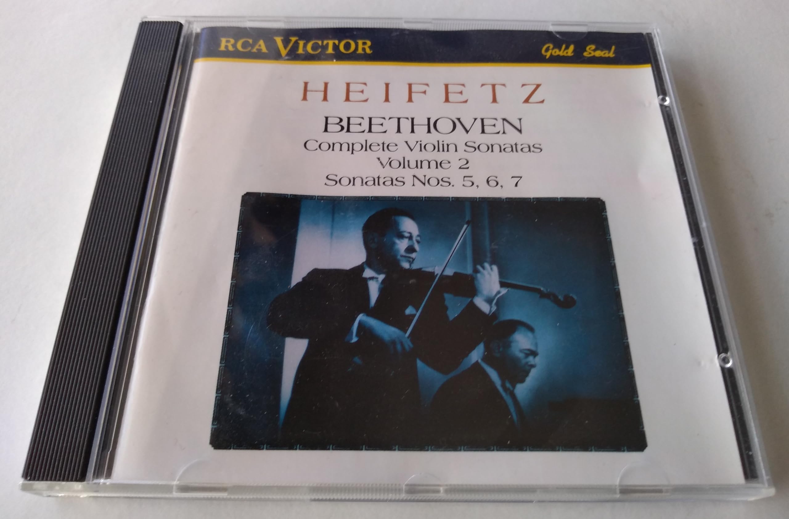 Heifetz, Beethoven - Complete Violin Sonatas No. 5, 6, 7 Volume 2 (1988) CD album
