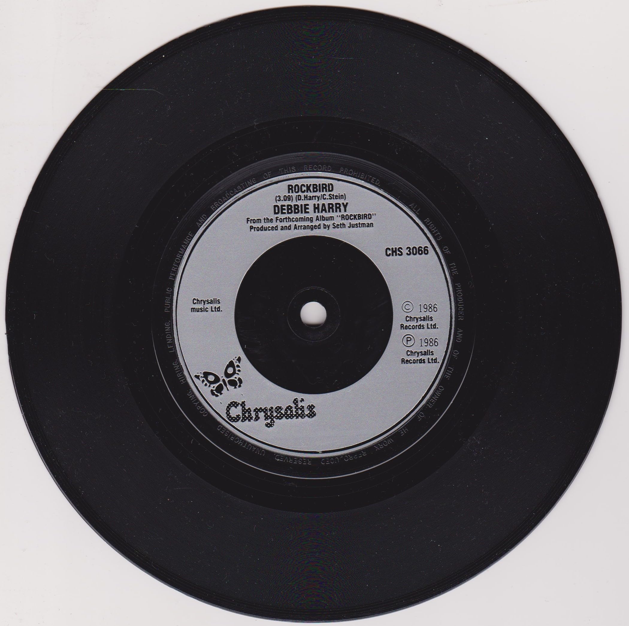 Debbie Harry ‎– French Kissin (Chrysalis 1986) 7" vinyl single VG/VG
