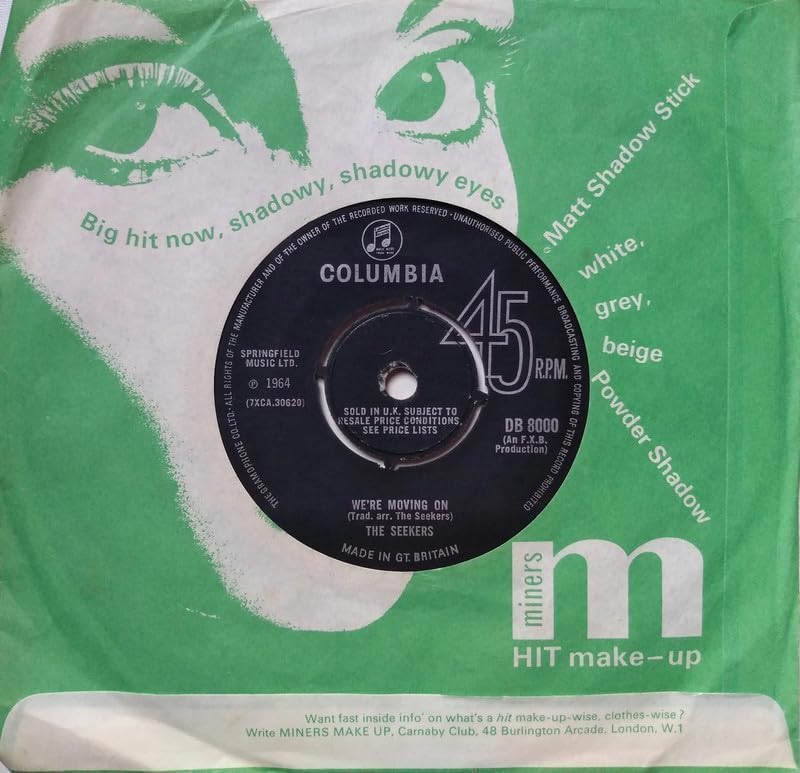 The Seekers – Walk With Me (Columbia ) 7" vinyl single VG/VG