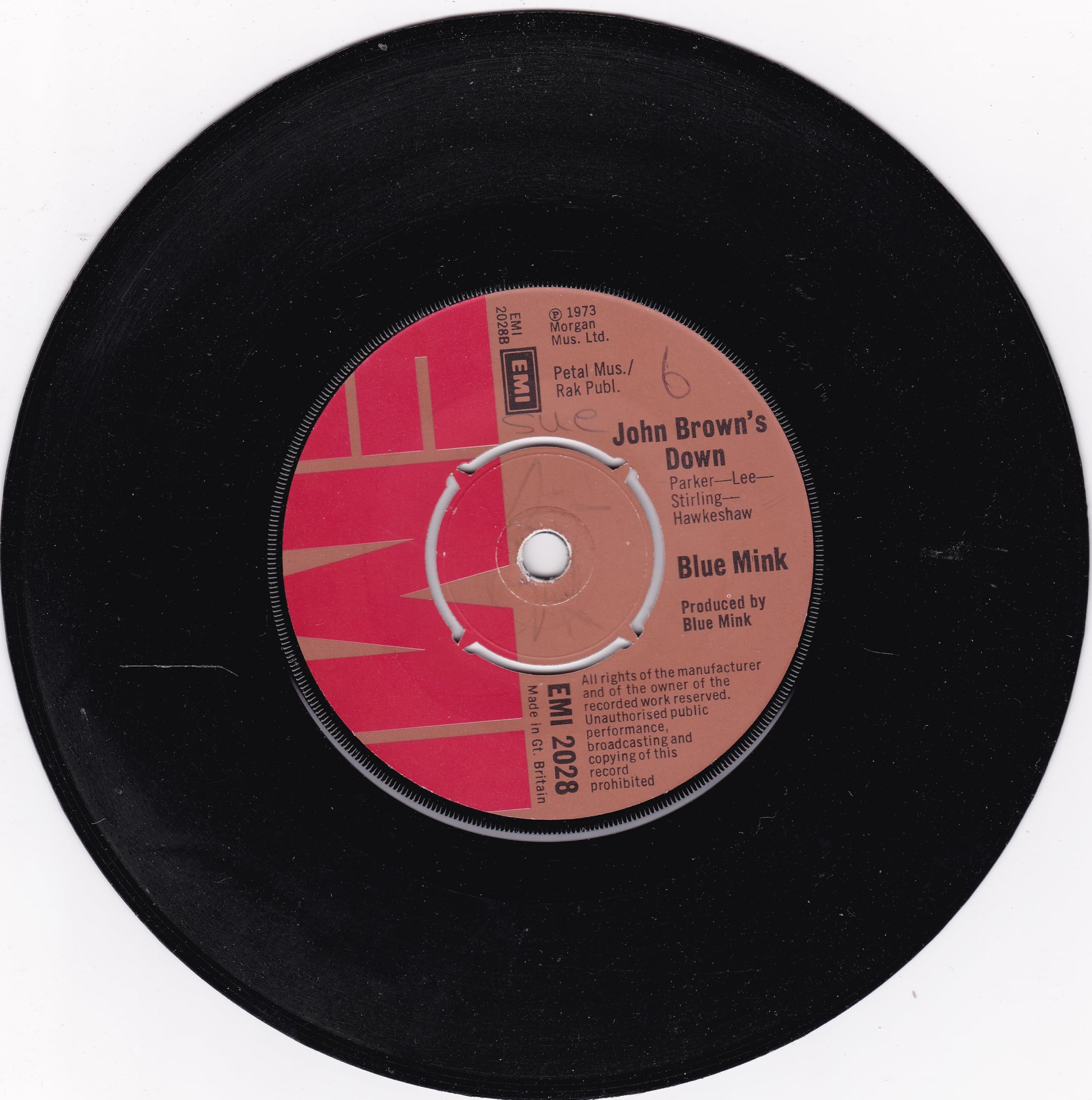 Blue Mink - Randy (EMI 1973) 7" vinyl single VG/-