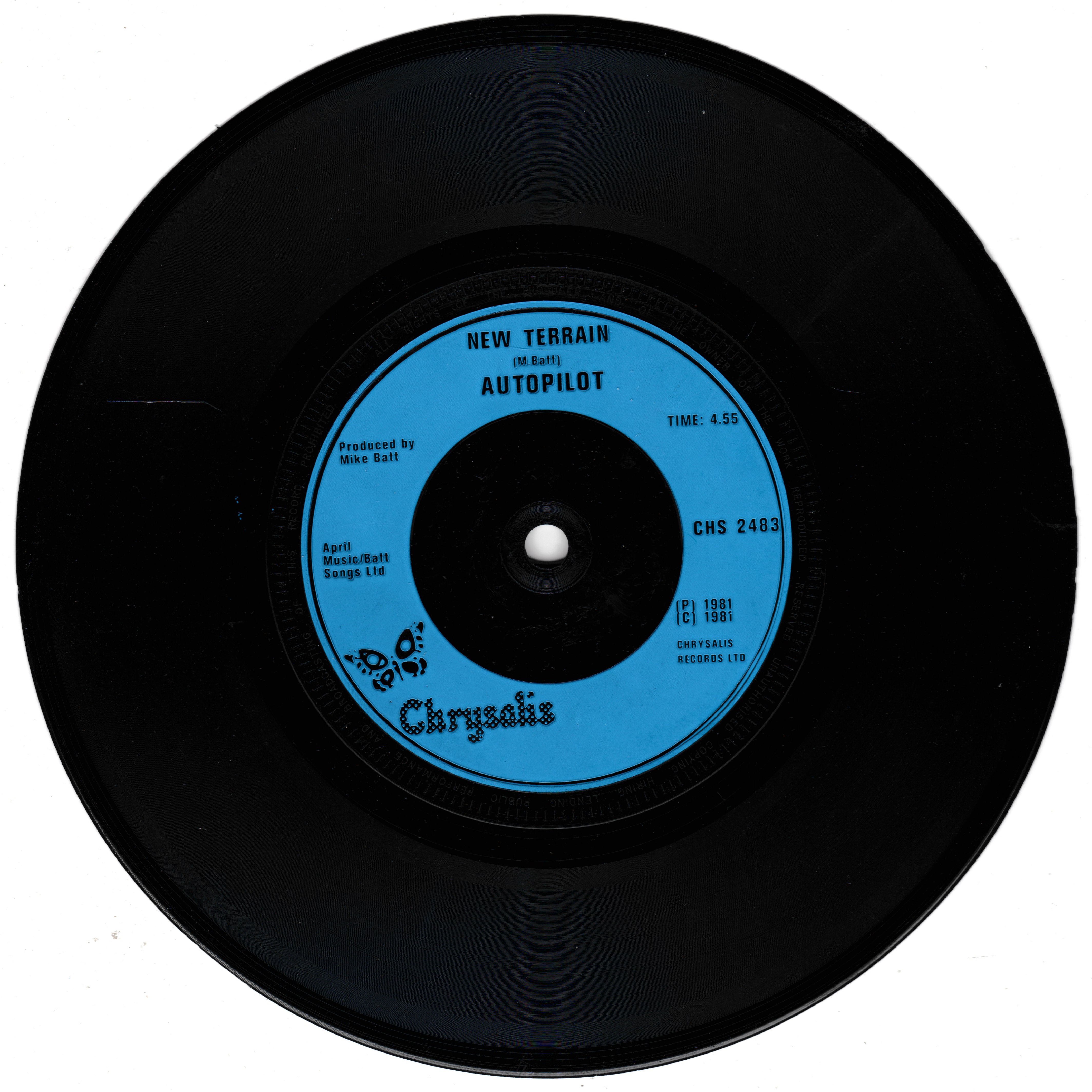 Autopilot – Escaping From A Maze (Chrysalis, 1981) 7" vinyl single VG/VG