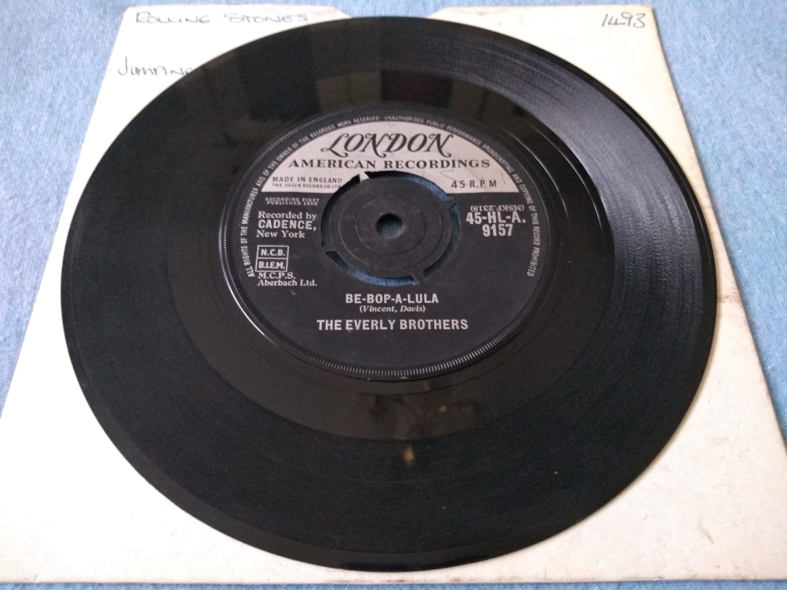 The Everly Brothers - When Will I Be Loved (London 1960) 7" vinyl single VG/-