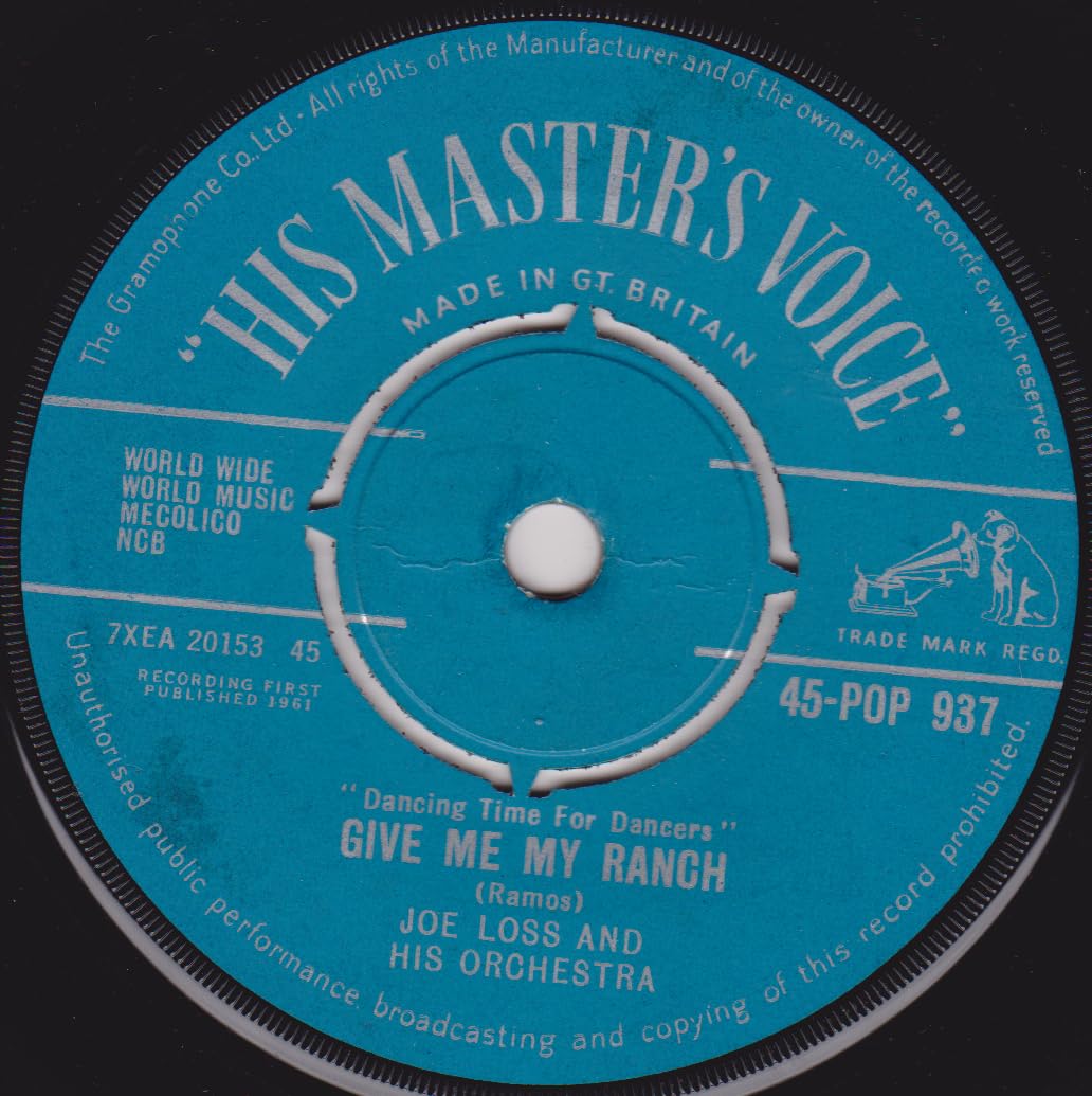 Joe Loss And His Orchestra ‎– Sucu Sucu (HMV 1961) 7" vinyl single VG/-