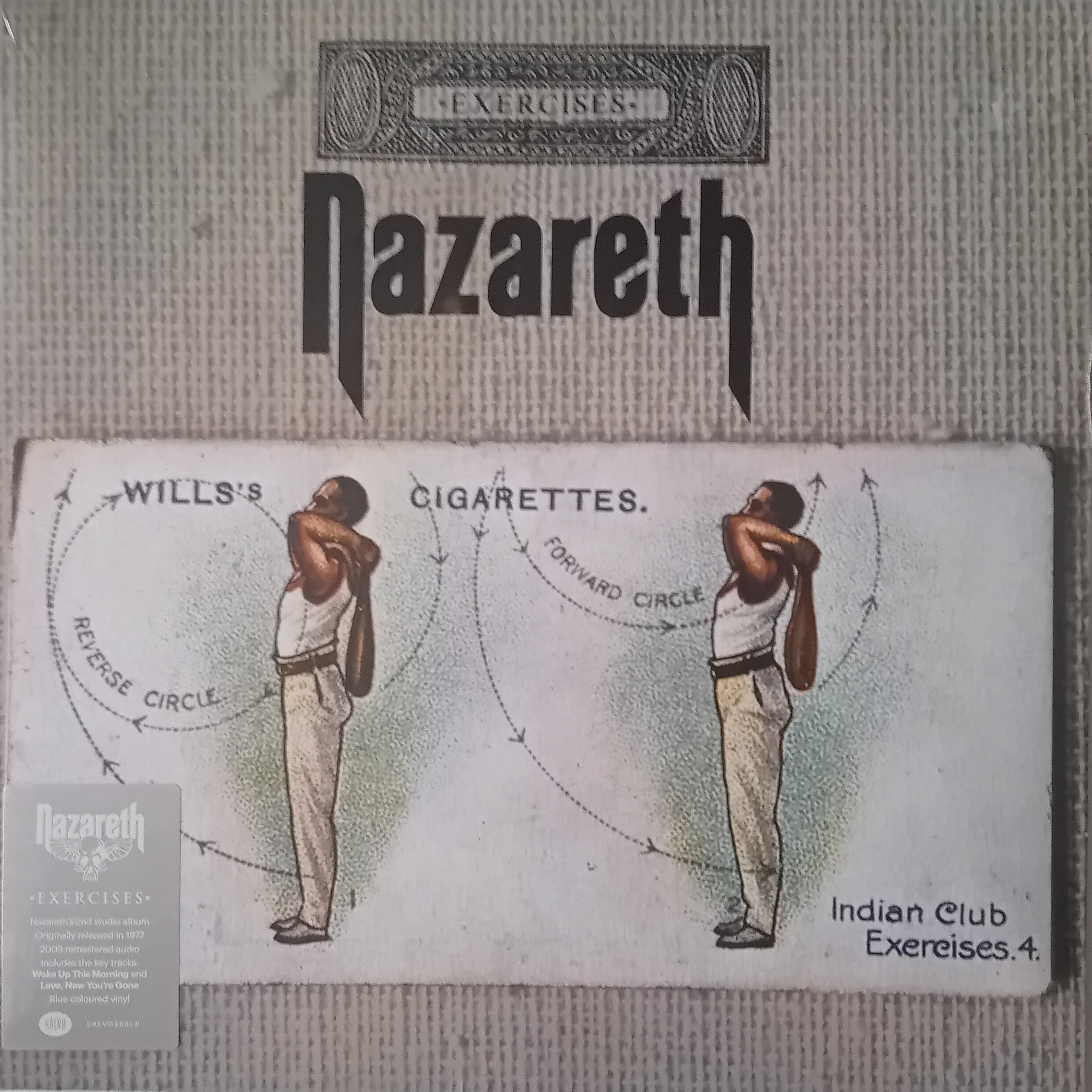 Nazareth – Exercises (Salvo 2019) 12" blue vinyl LP New 