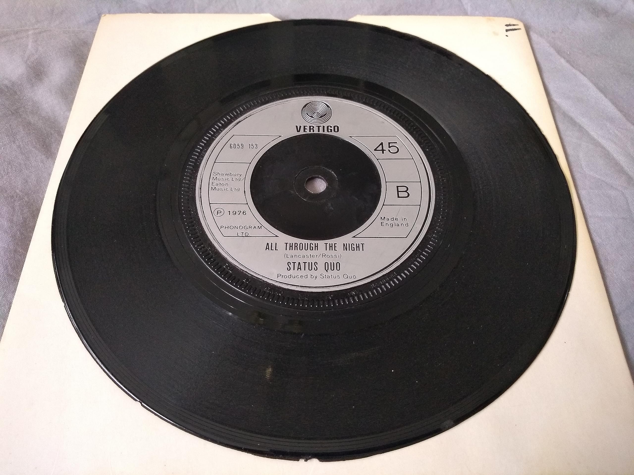 Status Quo – Wild Side of Life (Vertigo 1976) 7" vinyl single VG/-