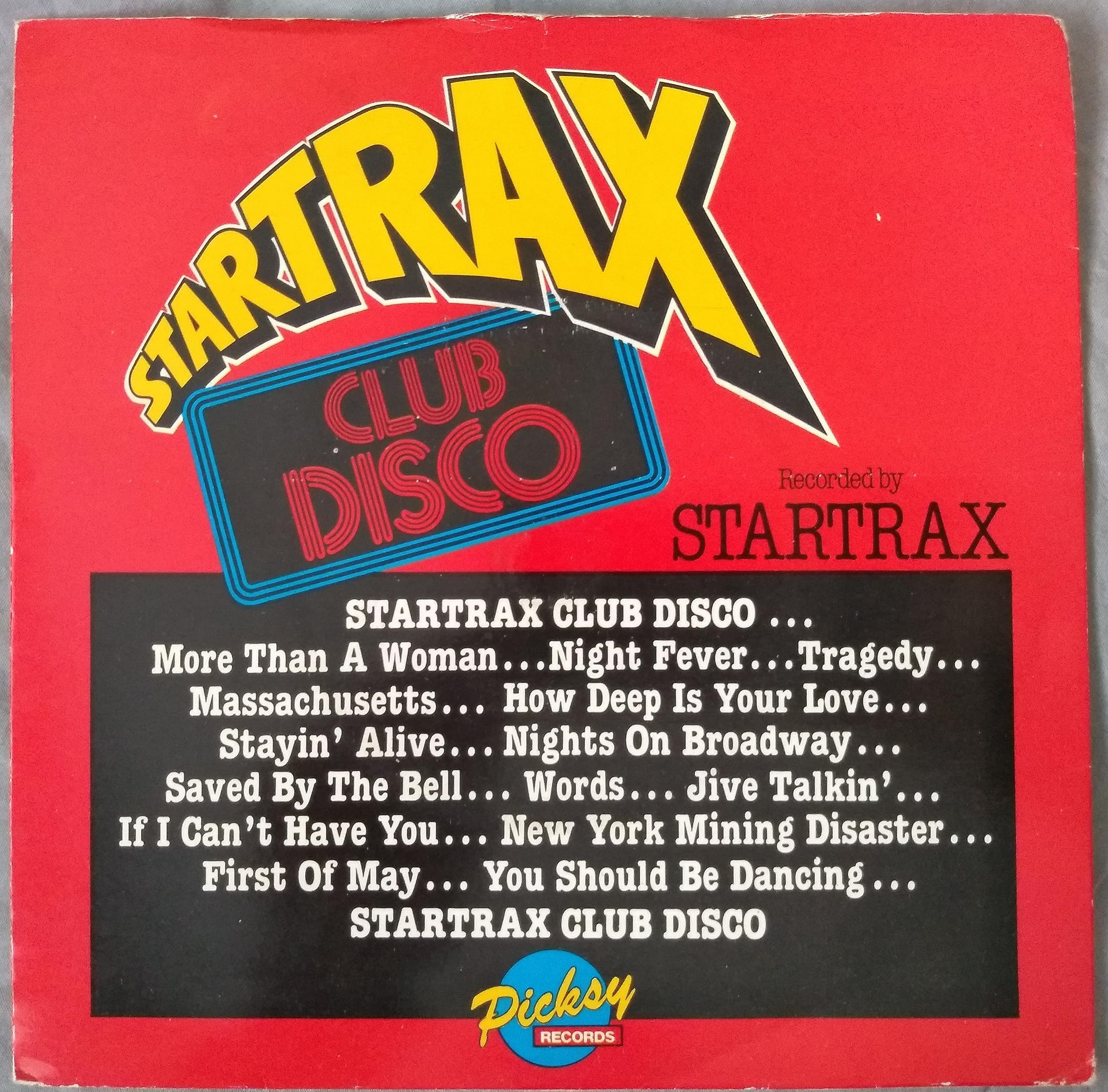 Startrax - Startrax Club Disco (Picksy 1981) 7" vinyl single VG/VG