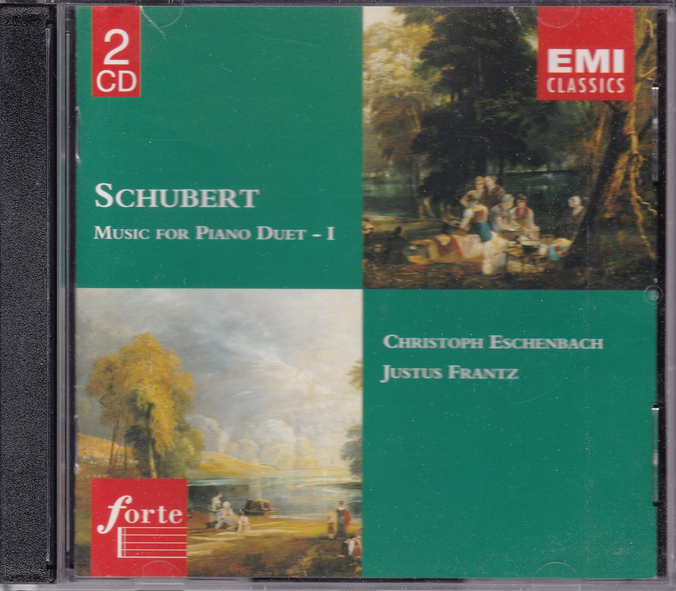 Schubert, Christoph Eschenbach, Justus Frantz – Music For Piano Duet, Vol. 1(1997) 2xCD album