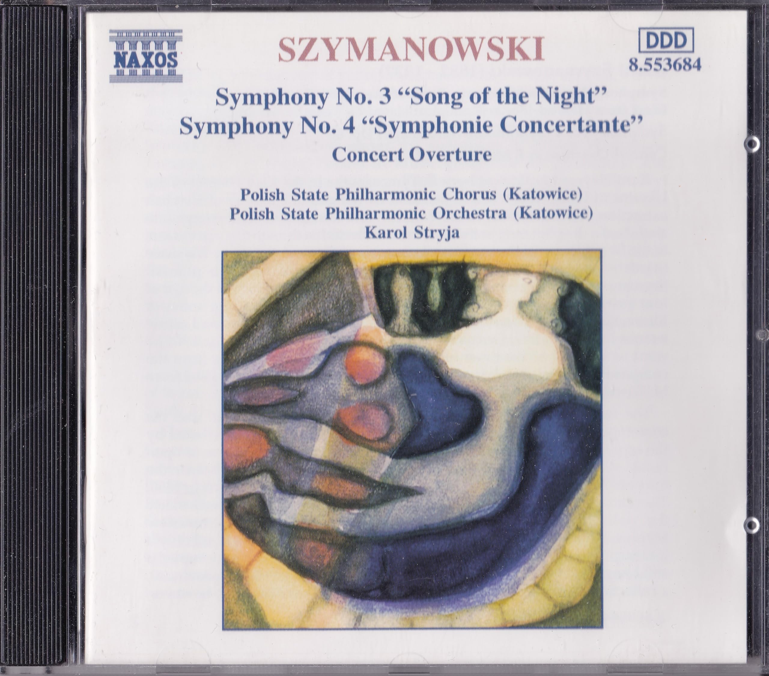 Szymanowski - Symphony No. 3 & Symphony No. 4 (1996) CD album