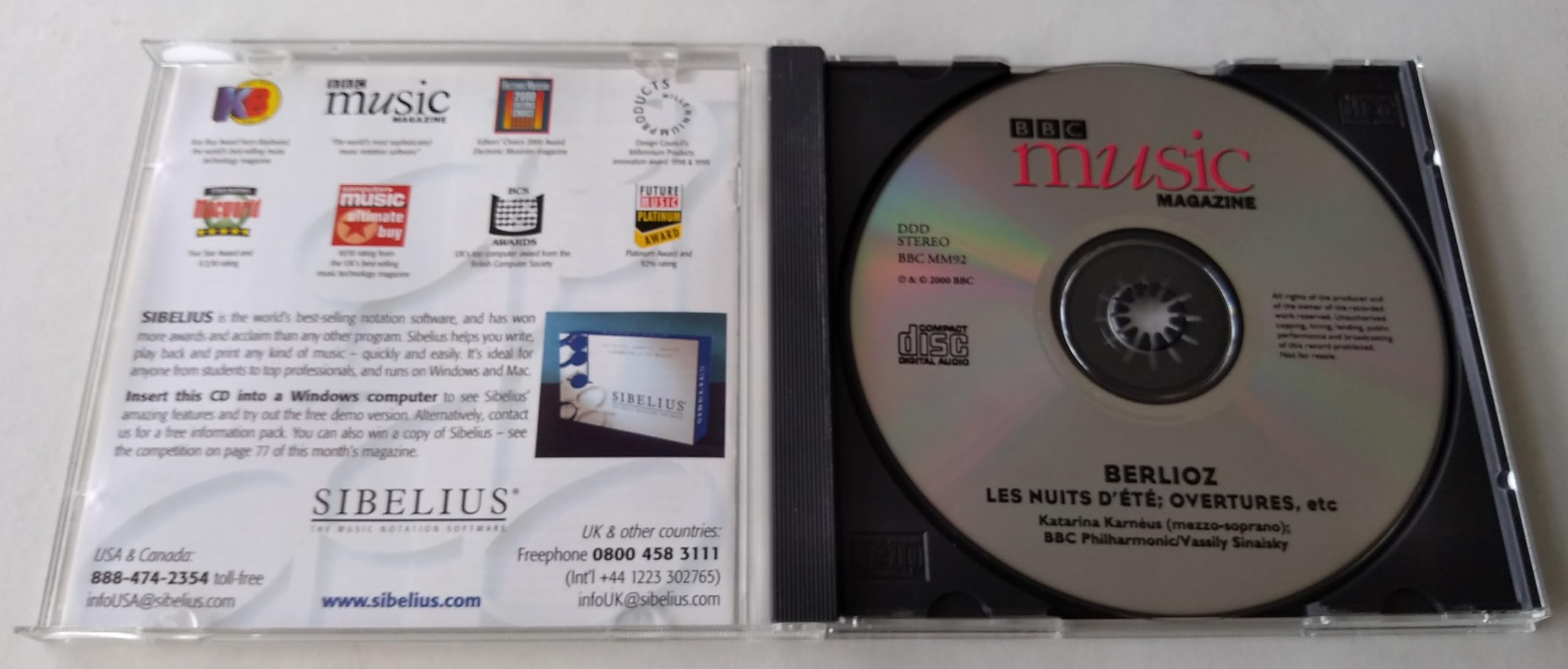 Berlioz - Les nuits d'été (2000) CD album