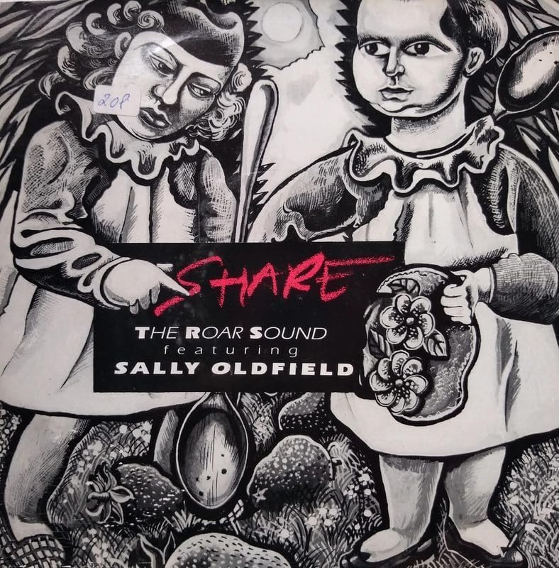 The Roar Sound Featuring Sally Oldfield – Share (Roar 1985) 7" vinyl single VG/G+