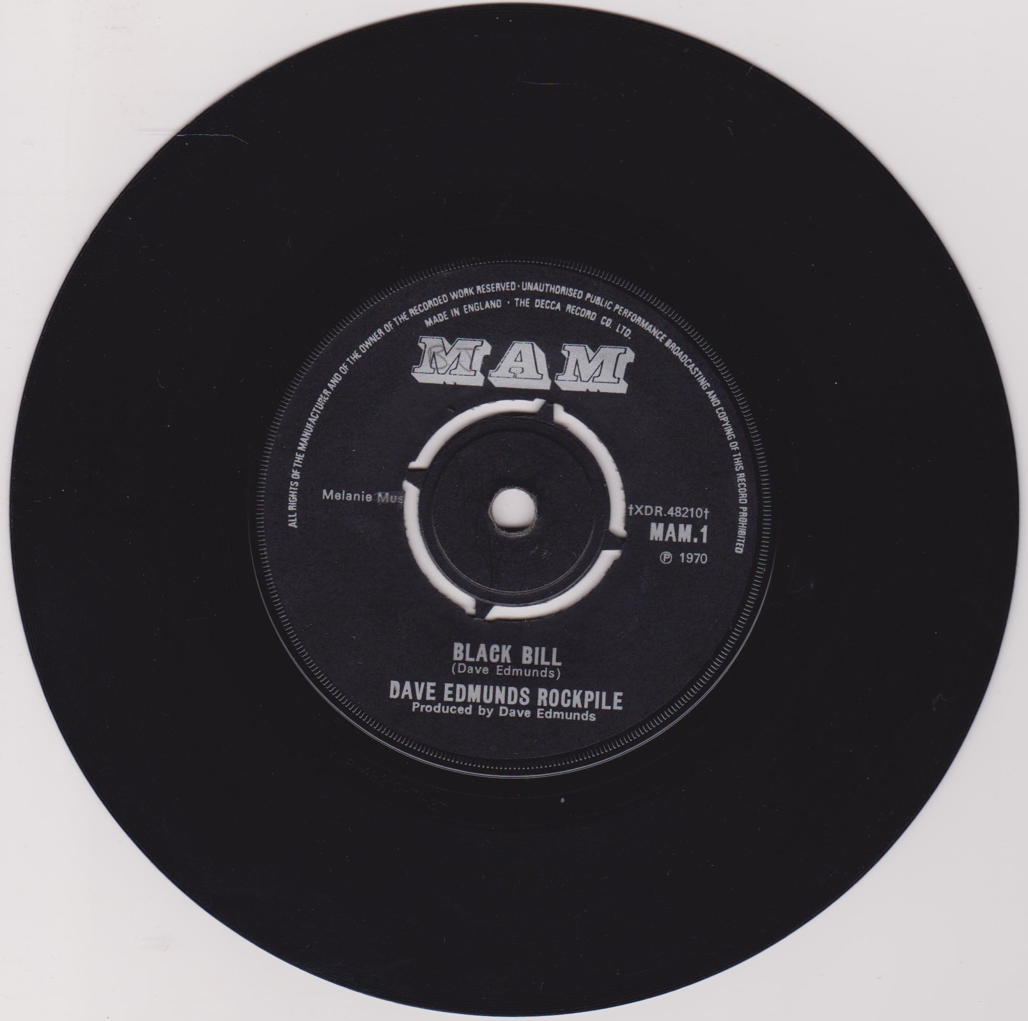 Dave Edmunds Rockpile - I Hear You Knocking (MAM 1970) 7" vinyl single VG/-